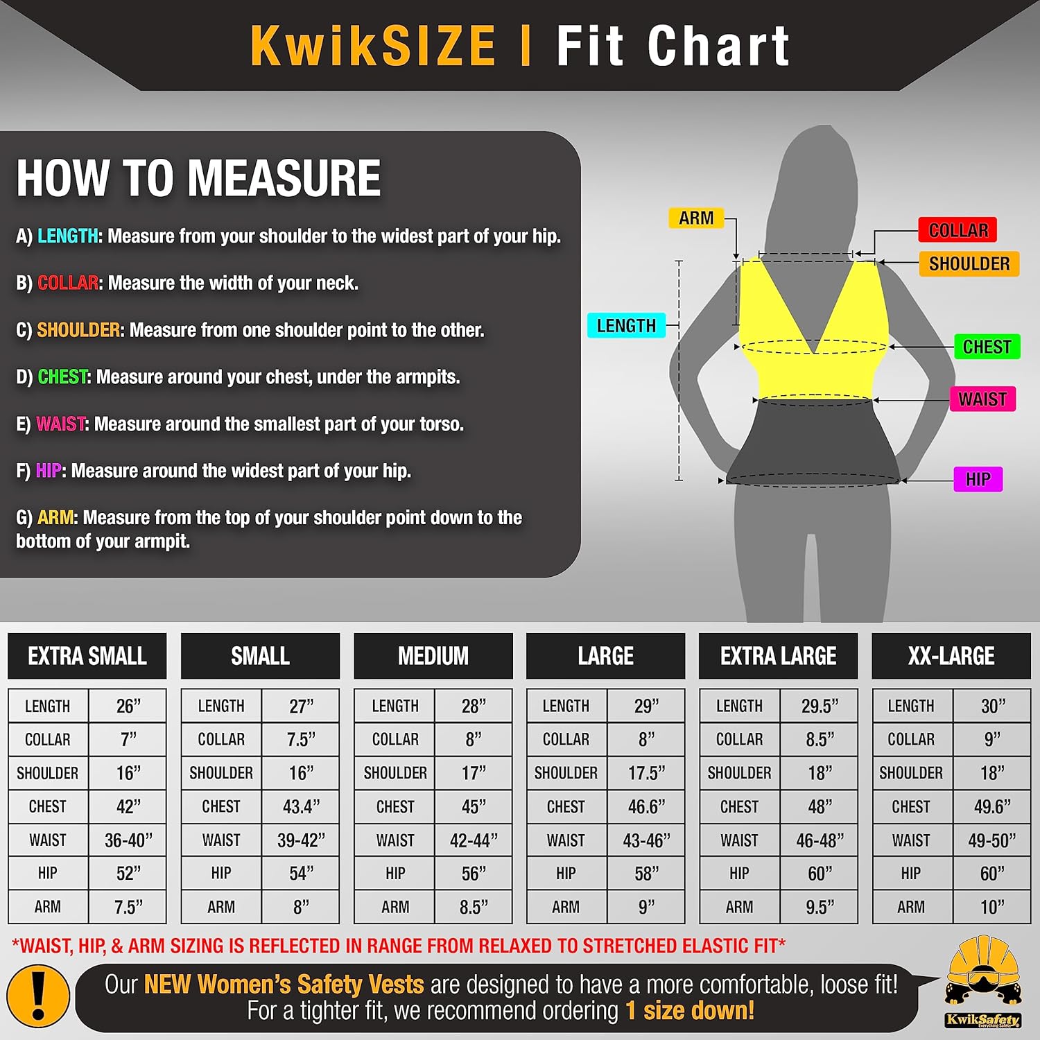 KwikSafety – Charlotte, NC – SHERIFF & SPECIALIST Chaleco de Seguridad para Mujer ANSI OSHA