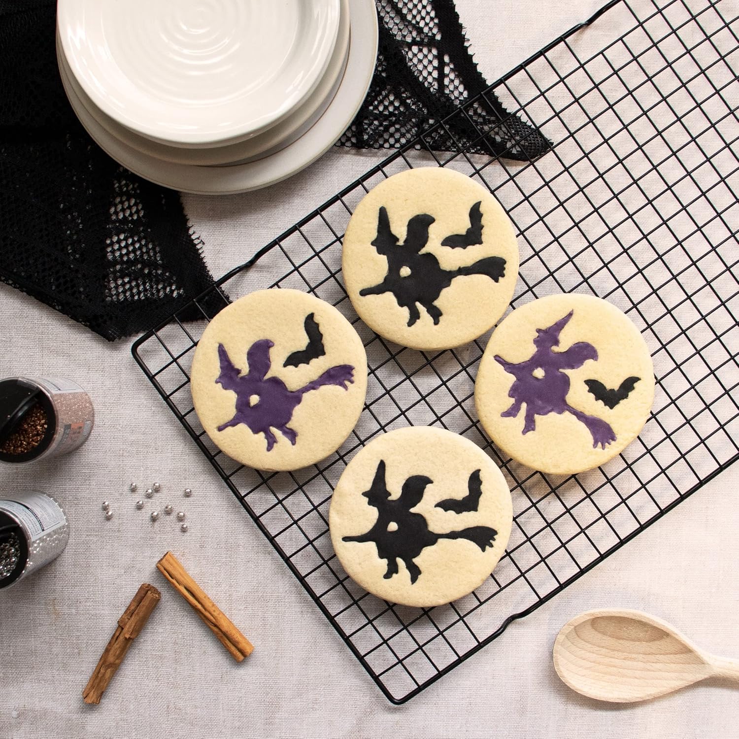 Cortador de galletas de bruja de Halloween, 1 pieza – Bakerlogy