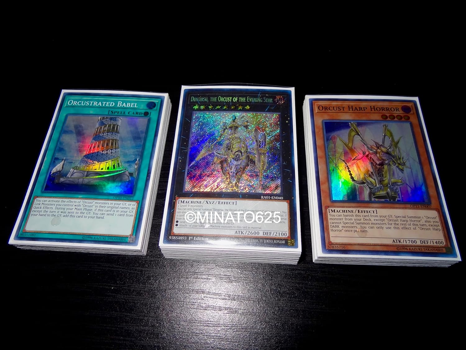 Yu-Gi-Oh! Cartas Completa Orcust Deck con fundas Ultra Pro y caja de cubierta lista para torneos Master Duel
