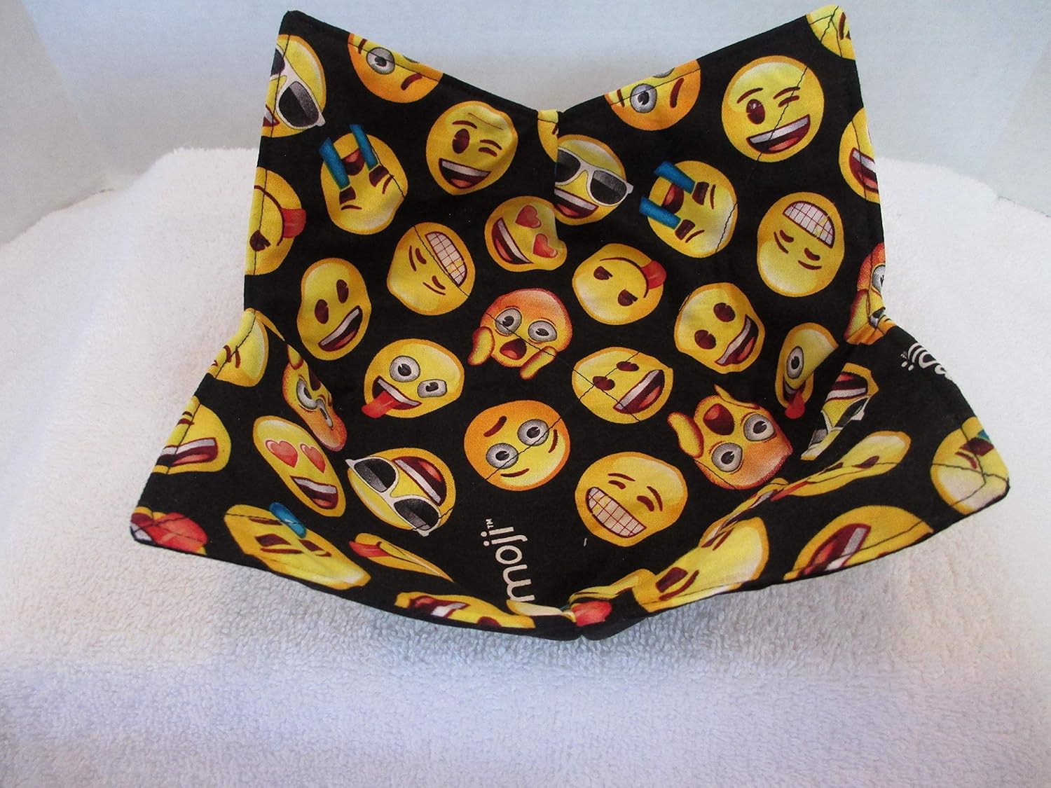 Smiley Face emoji Soup Bowl Cozy