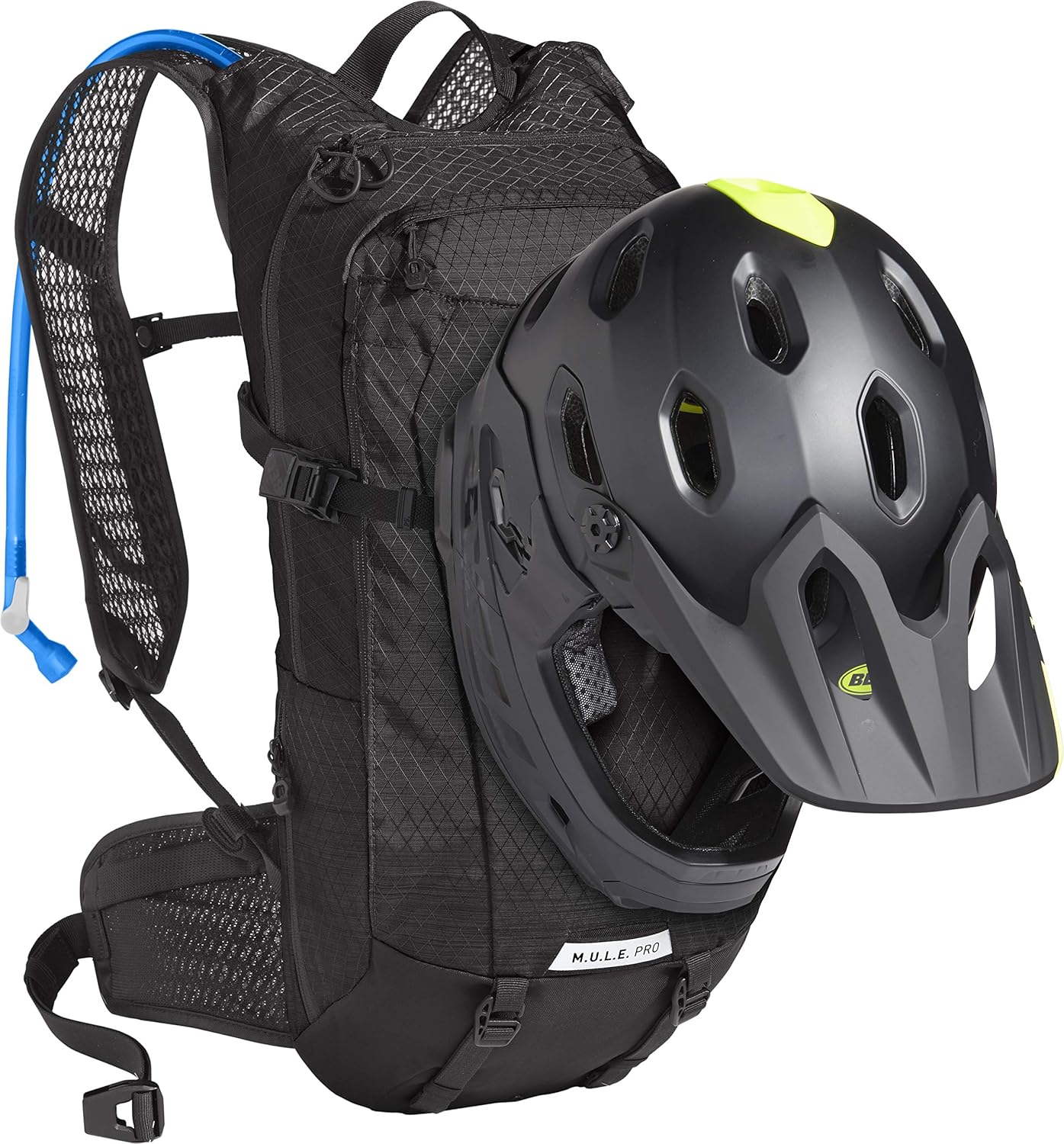 CamelBak M.U.L.E. Pro 14 Mochila de hidratación para bicicleta, 100 onzas, tecnología de mapeo corporal