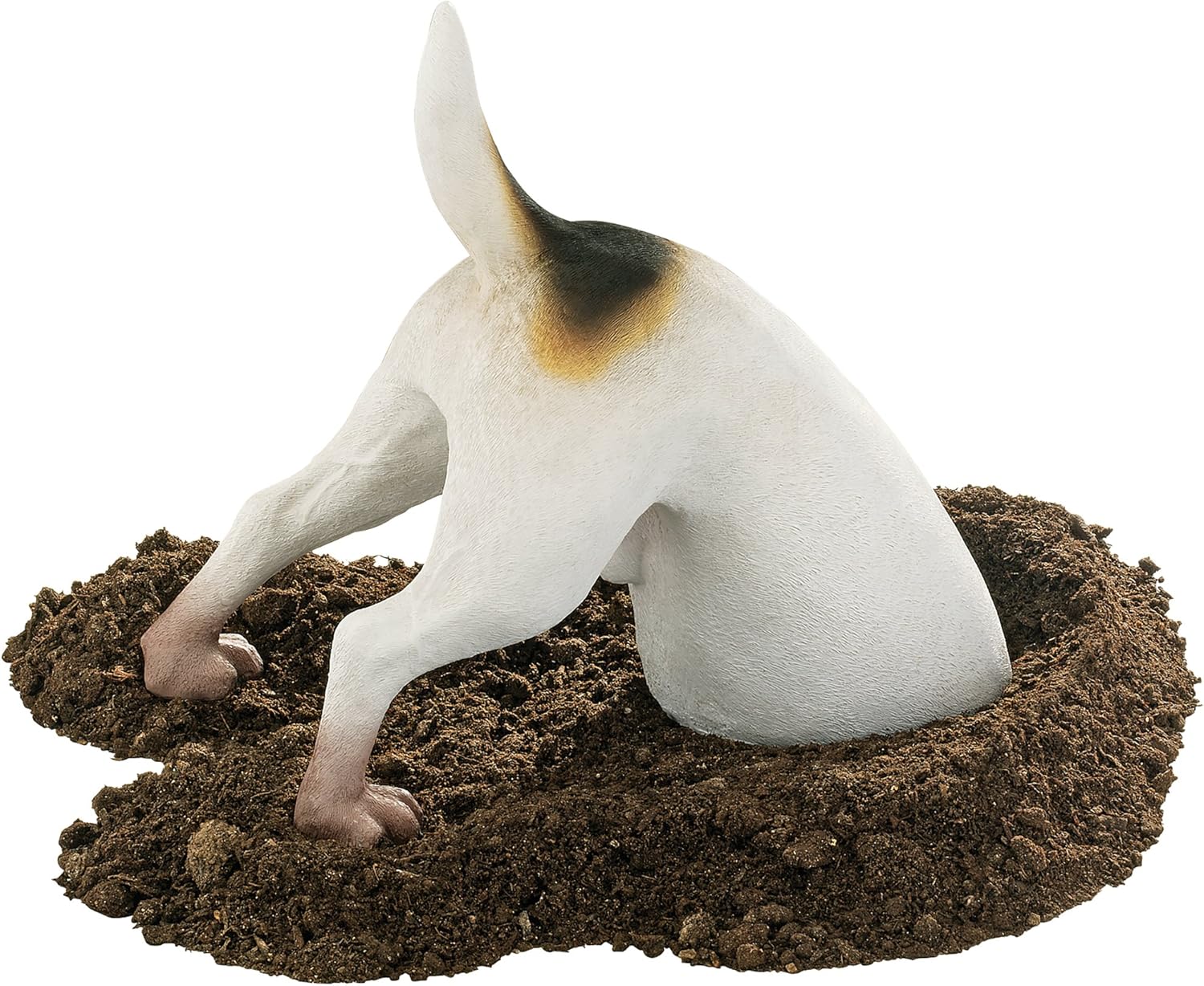 Design Toscano QL6522 Terrence The Terrier Digging Pet Dog Garden Estatua de 12 pulgadas, a todo color