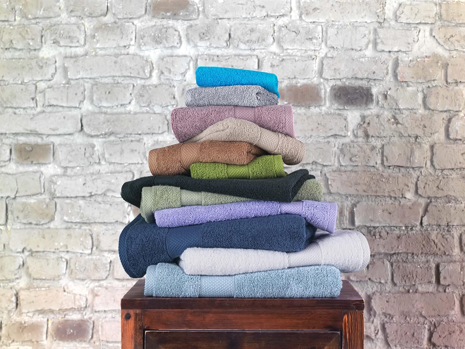 Towels Beyond – Juego de 6 toallas turcas de 100 % algodón turco, absorbentes y cómodas, incluye 2 toallas de baño, 2 toallas de mano y 2 toallas