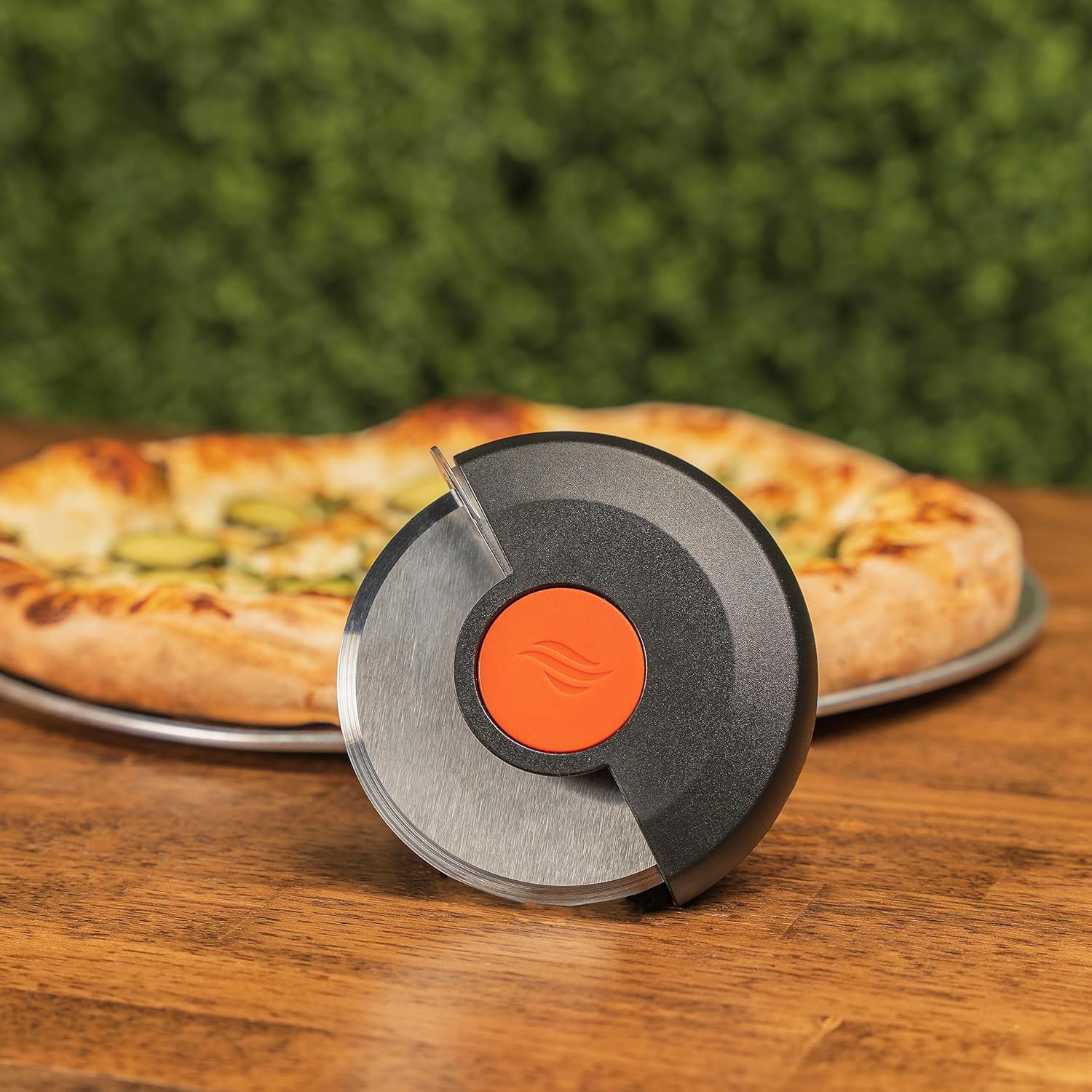 Blackstone 5879 Cortador de pizza, negro y naranja