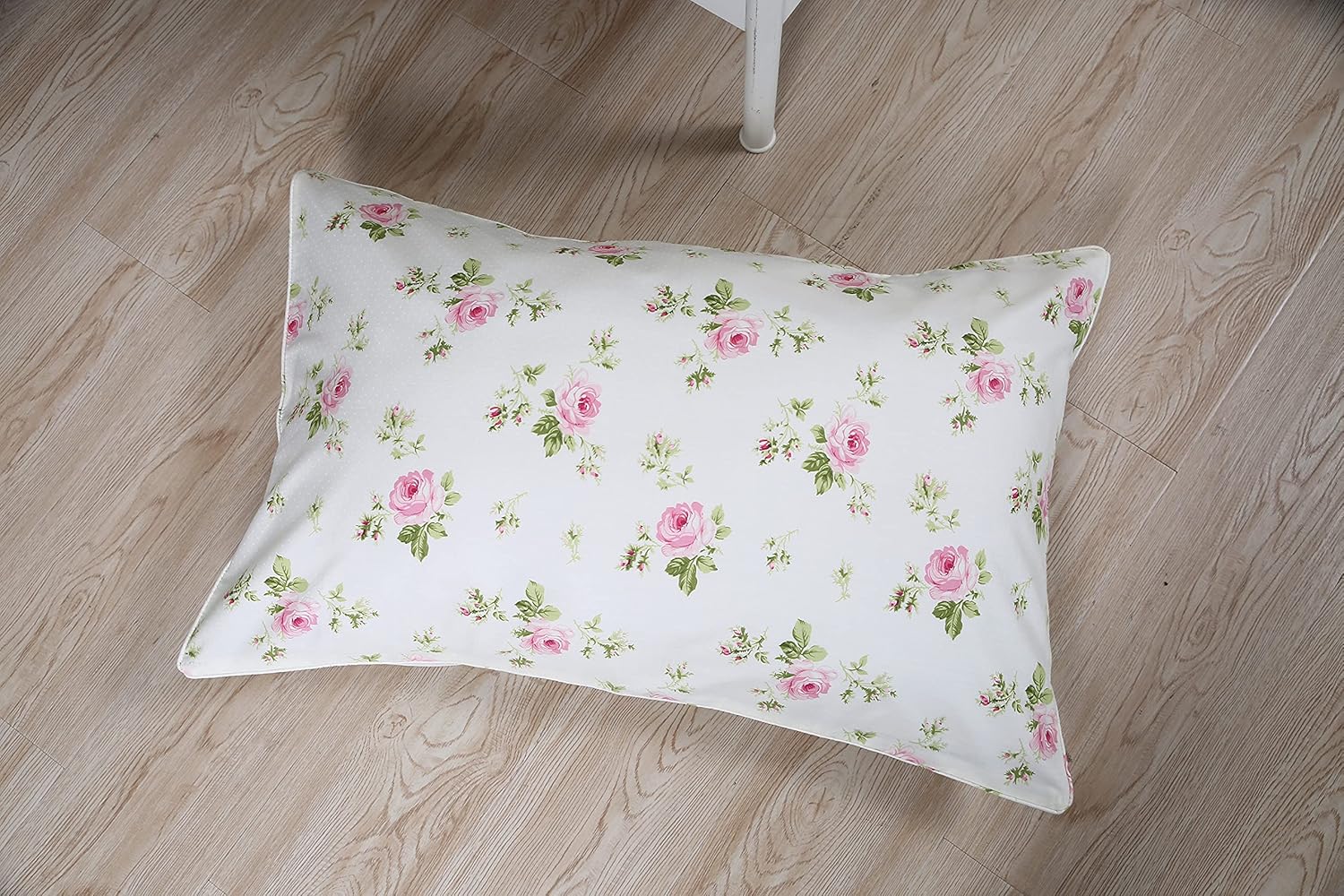 FADFAY Juego de edredón floral de 3 piezas, tamaño King, vintage, floral, de verano, 100% tela de algodón con relleno interior de microfibra suave,