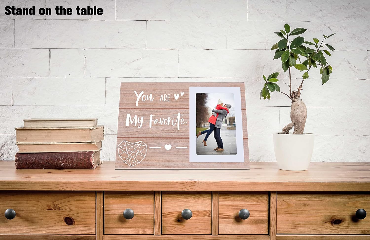Regalo para el día de San Valentín para novio, novia, prometido, marido, esposa, pareja, con texto en inglés “You Are My Favorite-You Are My