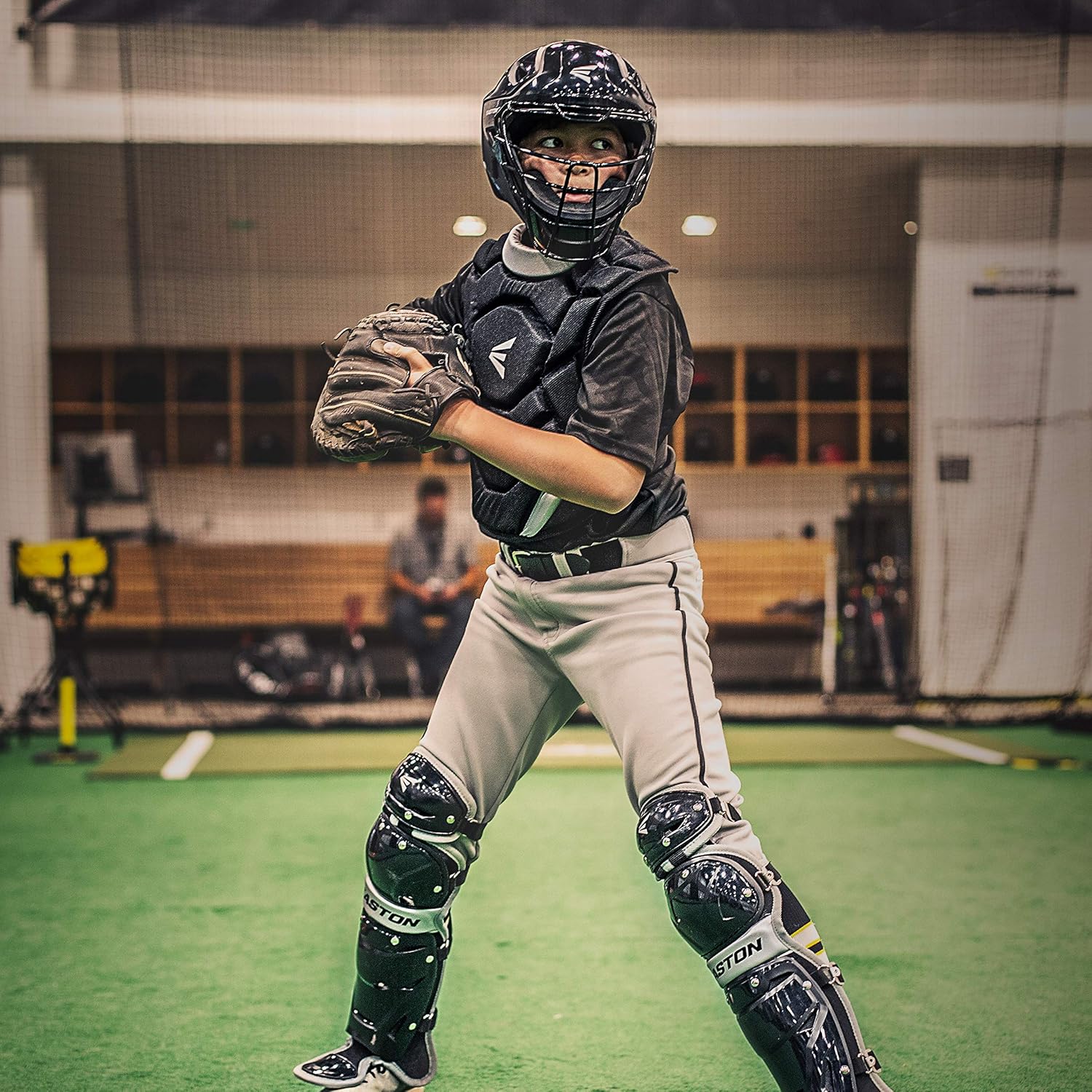 Easton Juego de receptor de béisbol Black Magic 2.0  Tallas  Junior (de 6 a 8 años)  Juventud (de 9 a 12 años)