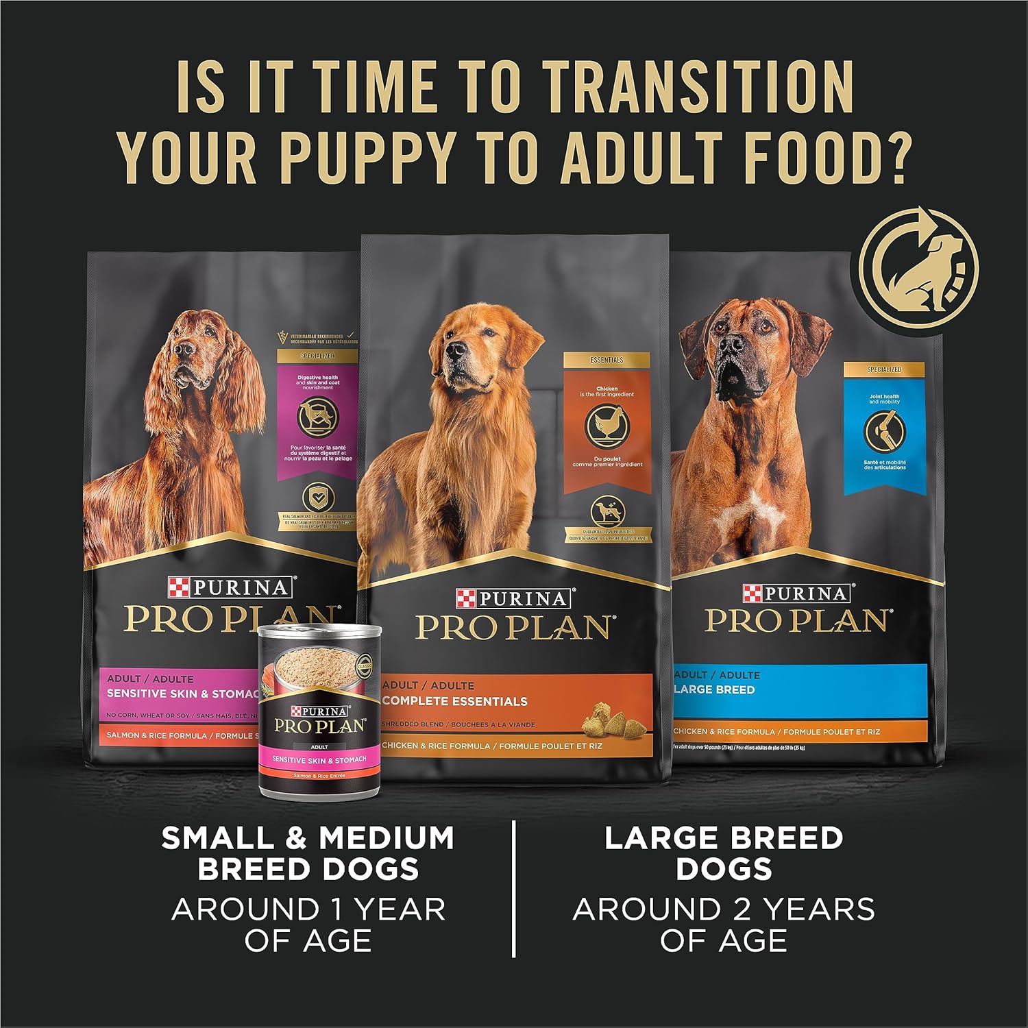 Purina Pro Plan – Alimento húmedo para cachorros, entrante clásico de pollo, (12)latas de 13 onzas
