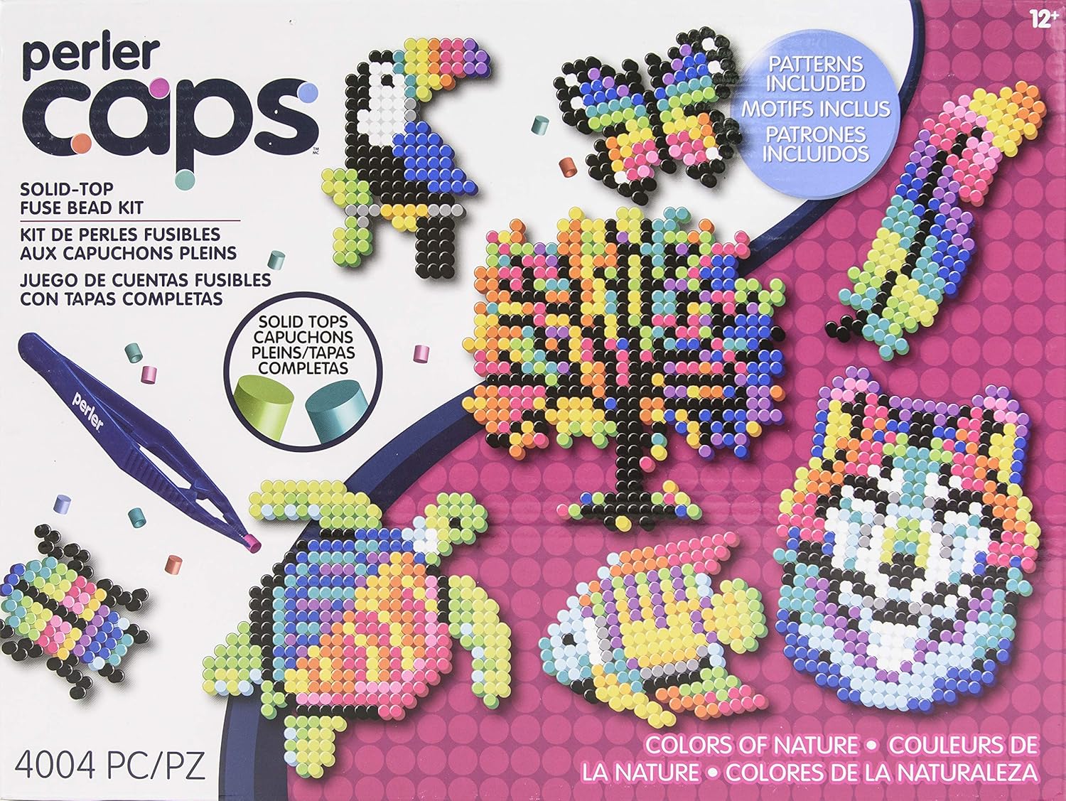 Perler Colors of Nature Deluxe – Kit de cuentas de caja (4000 unidades)