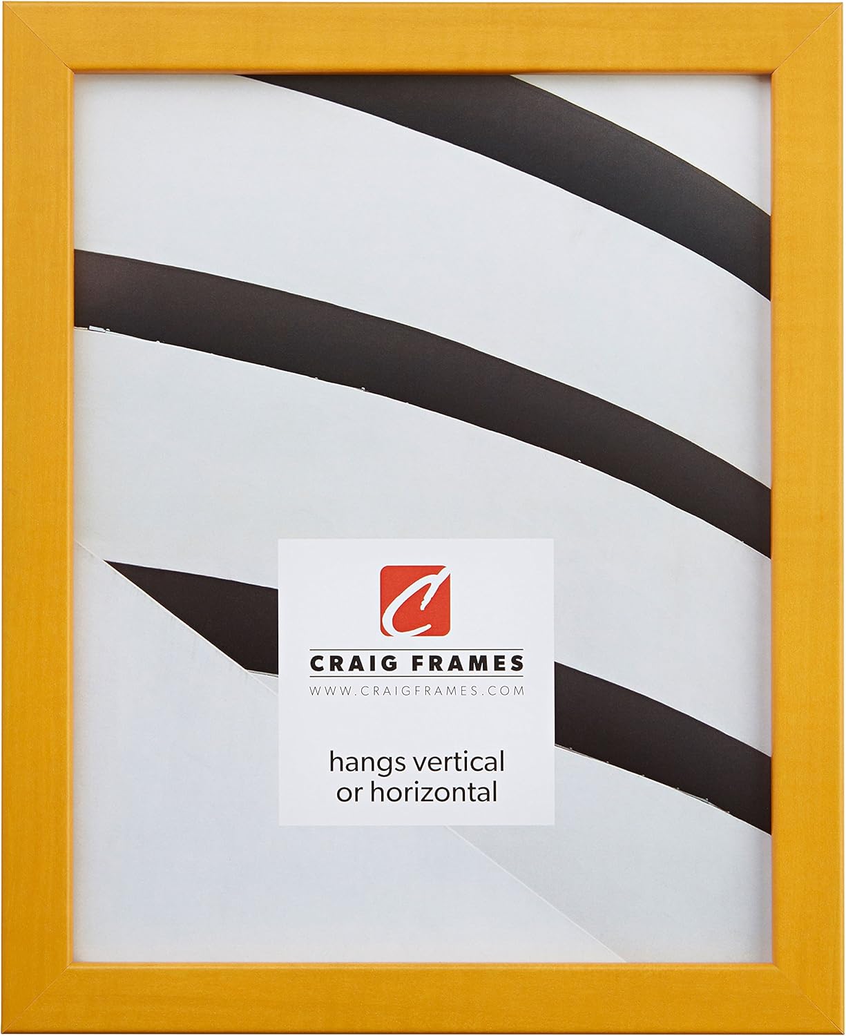 Craig Frames Marco Colori 75 de 16 x 20 pulgadas, color amarillo Giallo