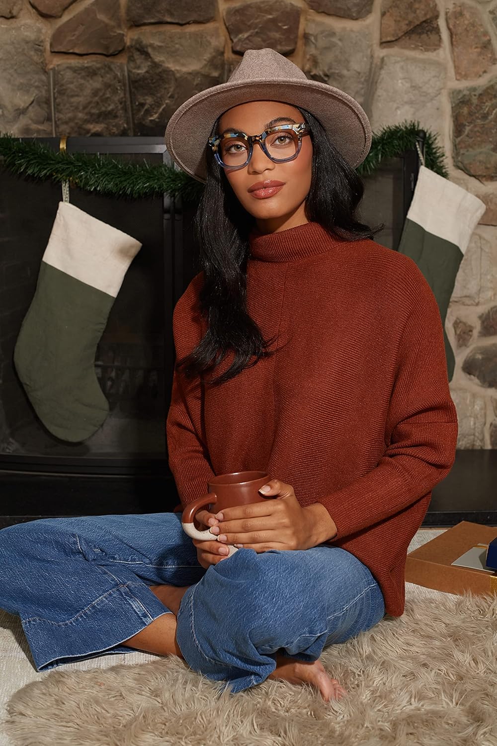 Peepers de PeeperSpecs – Lentes de lectura Showbiz Soft para mujer, cuadrados, con bloqueo de luz azul, Cuarzo AzulAzul, 50