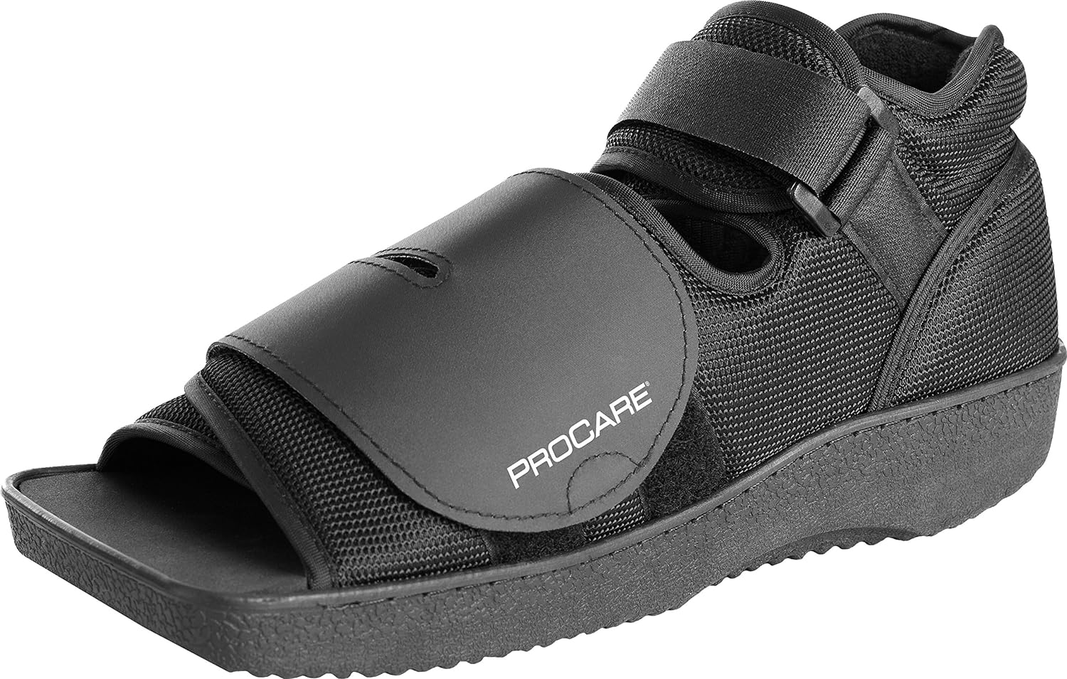 De ProCare, zapato cuadrado posoperatorio, Negro, 1