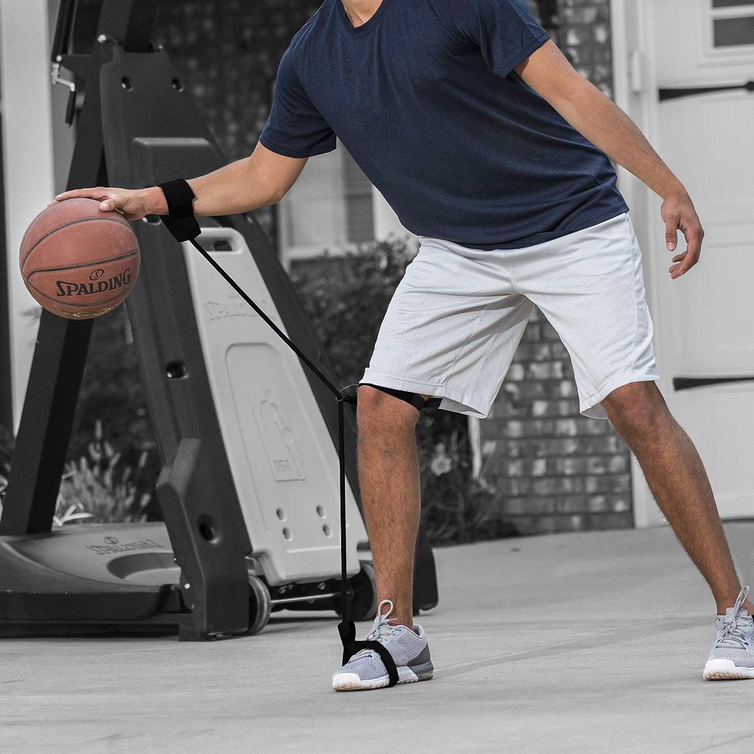Power Dribble Equipo de entrenamiento de baloncesto – Bandas de resistencia para habilidades de manejo de pelota – Ayuda de entrenamiento de regates