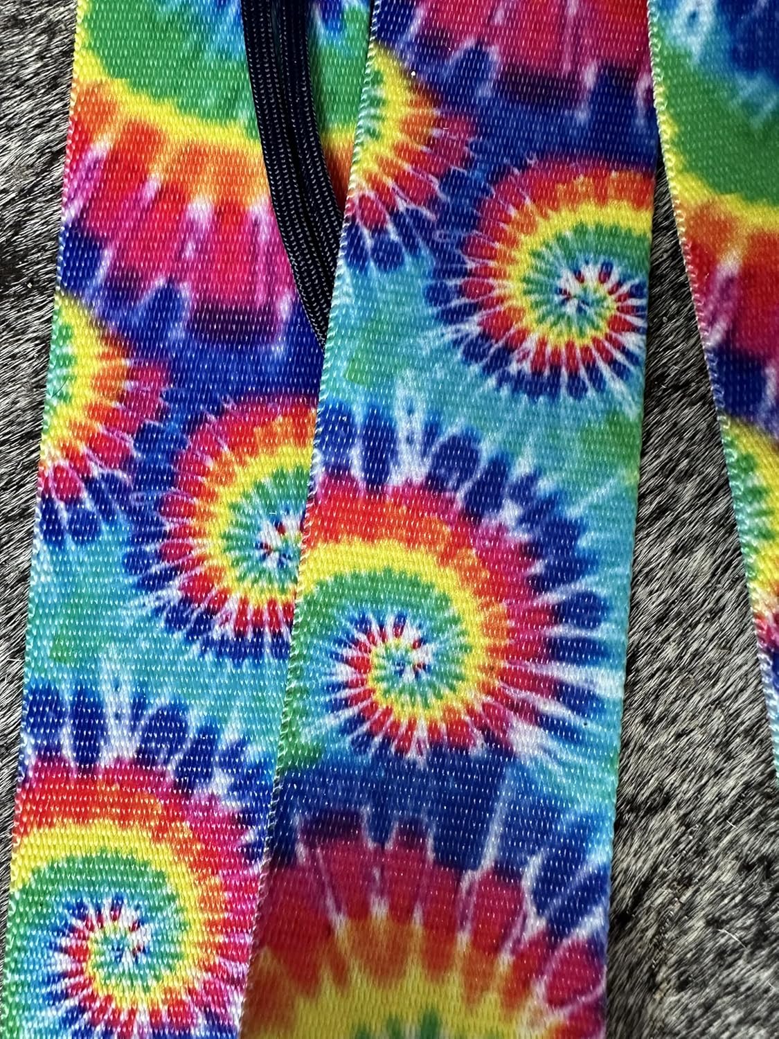 tie dye cinch strap set off billet and Latino