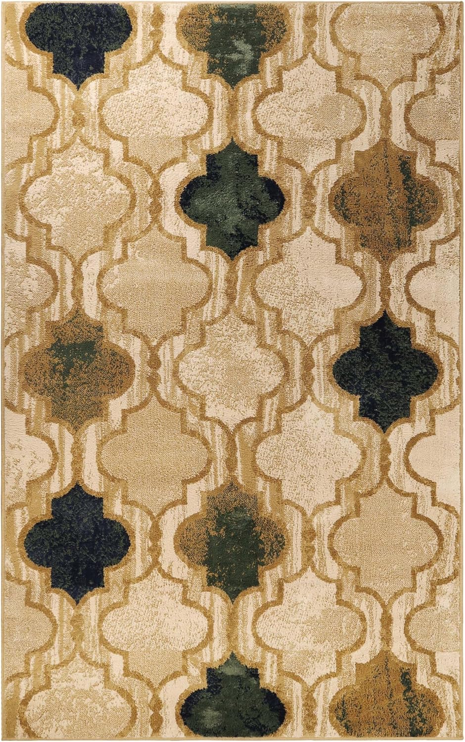 SUPERIOR – Alfombra de área grande para interiores, con respaldo de yute, perfecta para suelos de madera dura, diseño de entramado Viking, 8 x