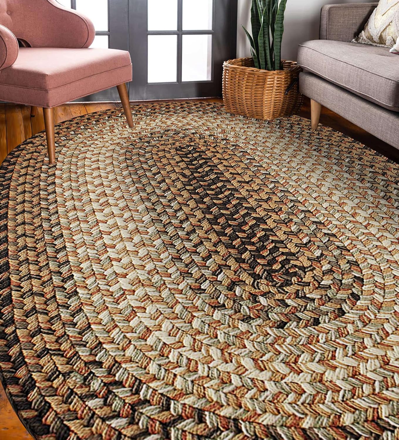 RRI Home Decor Eastport – Alfombra de área, 4 x 6, taupetone