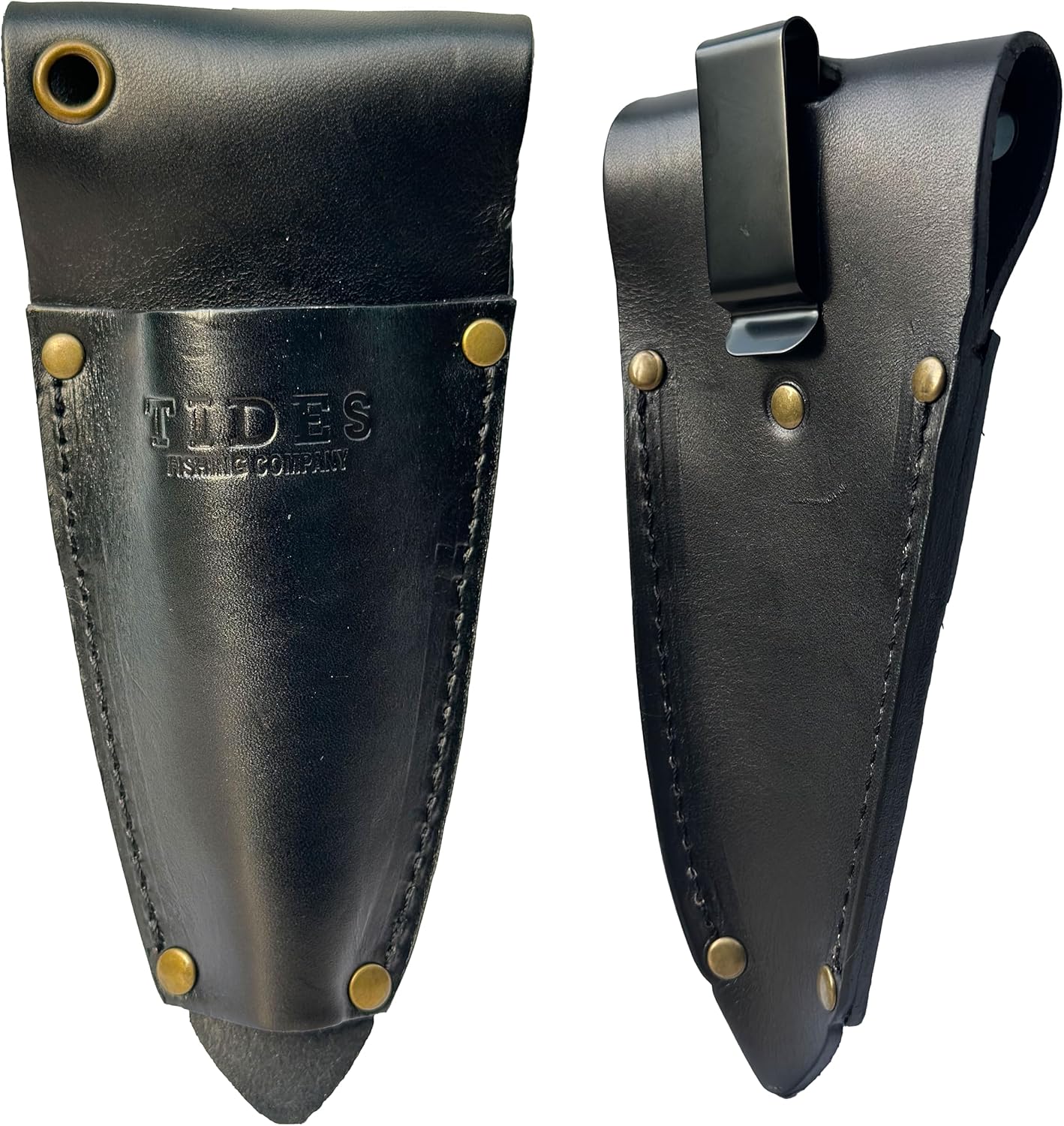 Funda de cuero para alicates de pesca con clip de metal de acero inoxidable. Ajuste universal para la mayoría de alicates de pesca mareas, picifun,