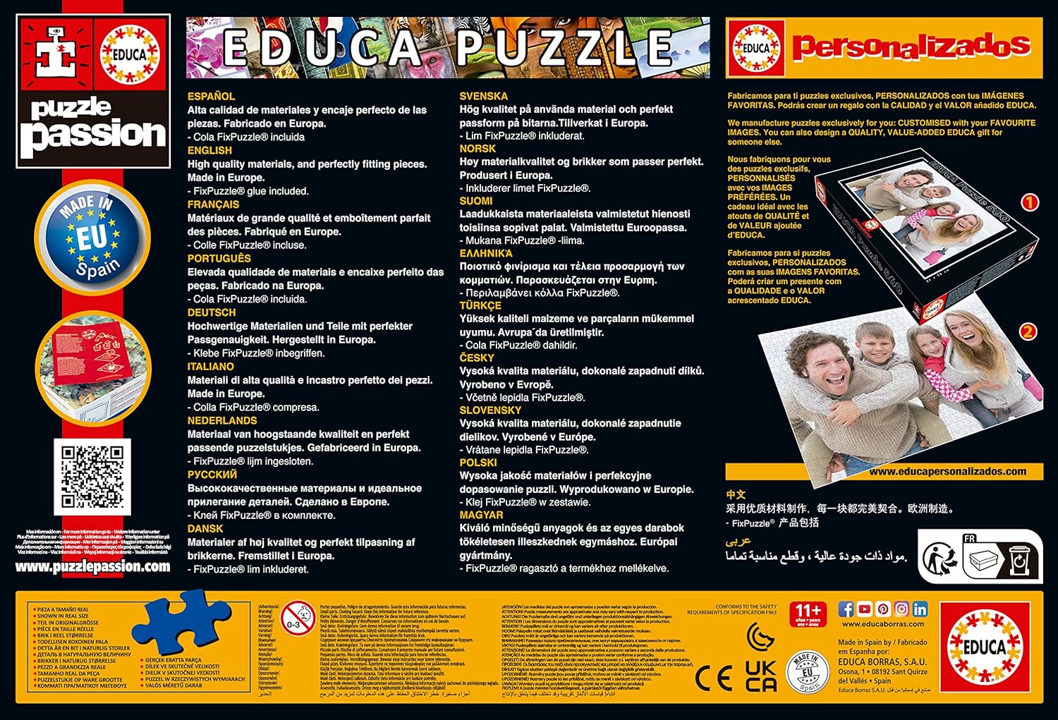 Educa Borras 17974 1000 Spice Surtido Rompecabezas Multicolor