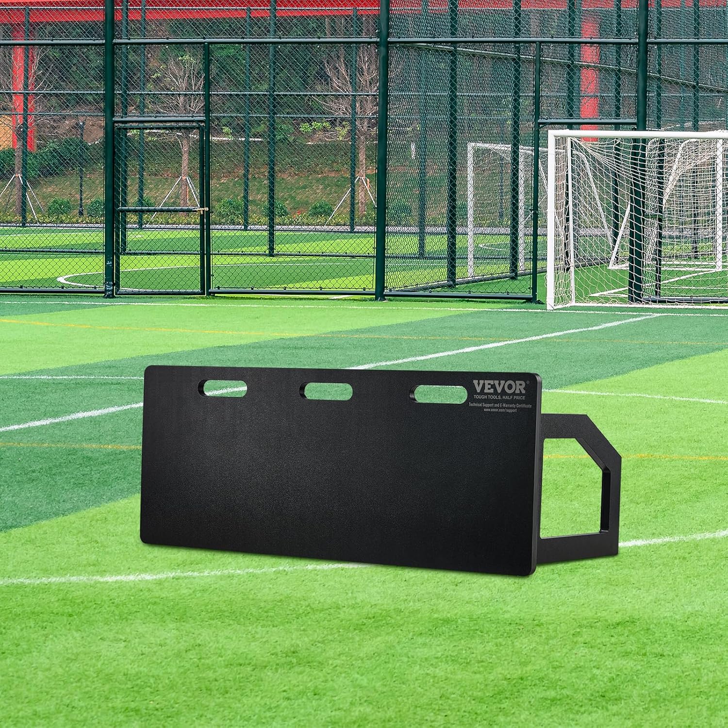VEVOR40 X16 Portable Soccer Wall with 2 Angles Rebound, Foldable HDPE Kickback Rebound Board, Soccer Training Equipment for Kids and Adults, Passing