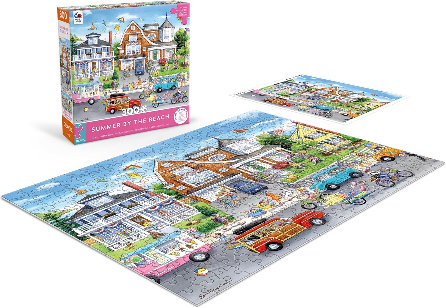 Ceaco – Summer by The Beach – Rompecabezas de 300 piezas
