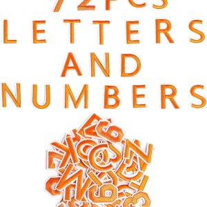 Harsgs 72 parches de letras para planchar con números, parches bordados de letras A-Z, números del 0 al 9, para ropa, vestido, sombrero, jeans, Harsgs 72 parches de letras para planchar con números, parches bordados de letras A-Z, números del 0 al 9, para ropa, vestido, sombrero, jeans,