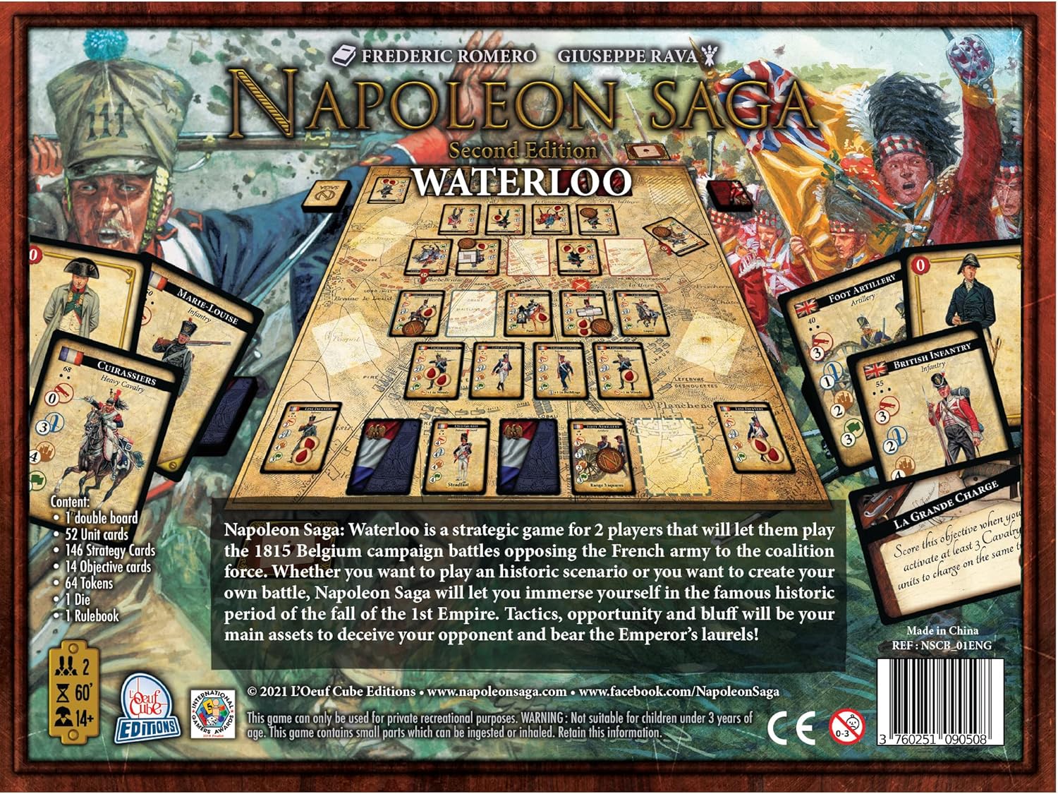 Matagot Napoleon Saga – Juego de cartas  Juego de guerra histórica  Juego de estrategia táctica para adultos y adolescentes  A partir de 14 años  2