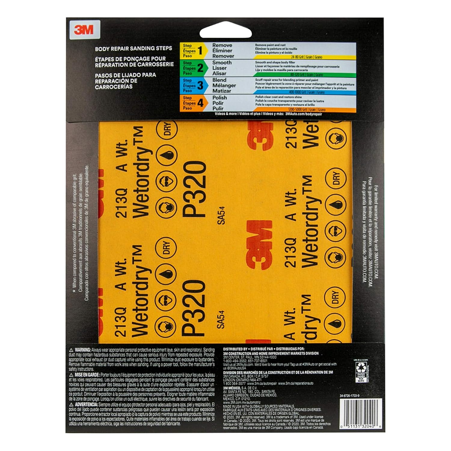 3M Imperial Wetorydry, 1