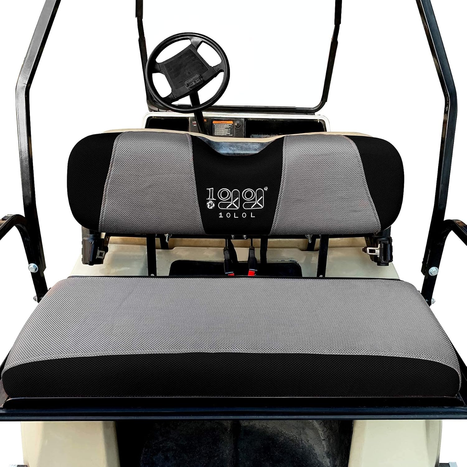 Juego de fundas de asiento delantero y trasero para carrito de golf para Club Car DS y EZGO RXV TXT, viste tu viejo asiento de carrito de golf –