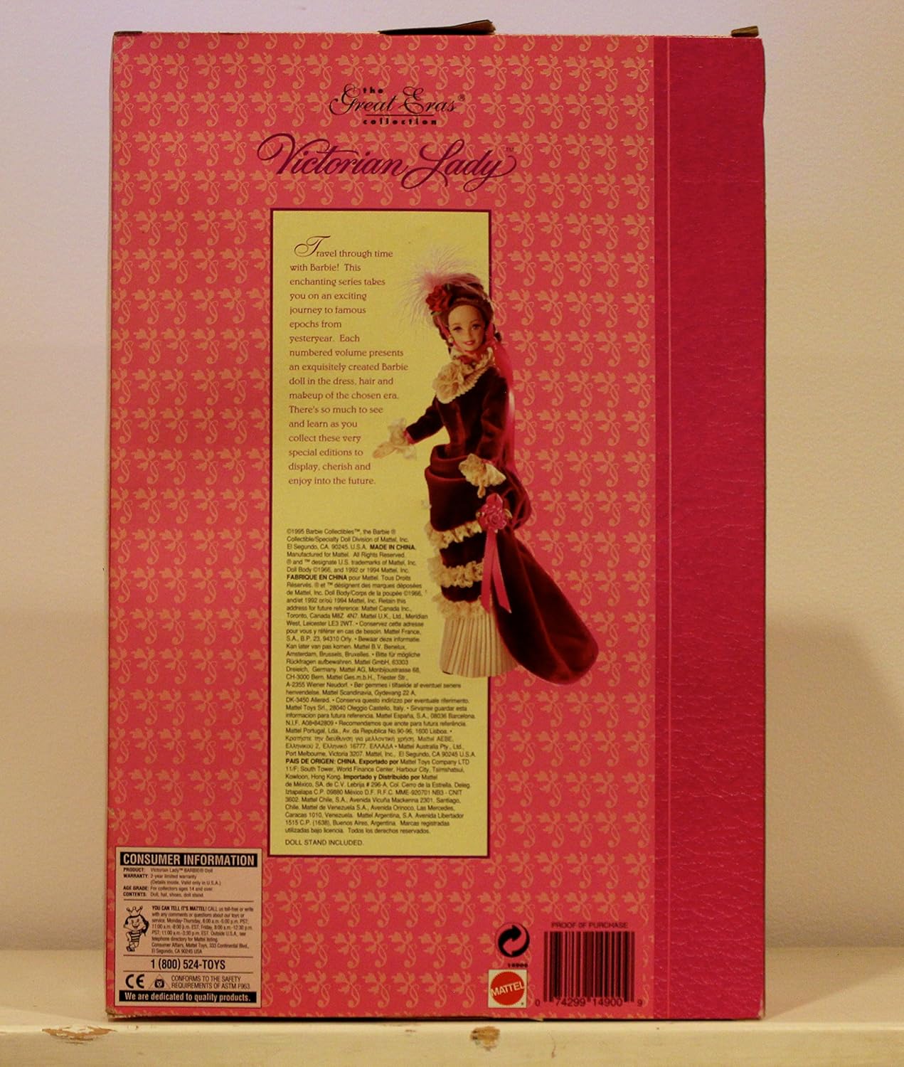 Barbie 1996 Edición Coleccionista – Colección The Great Eras – Volumen ocho – Victorian Lady