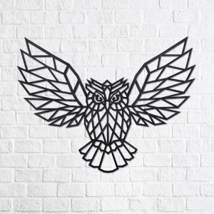 EWA – Rompecabezas de madera 3D de madera ecológica para decoración de interiores Búho Adhesivo de pared, kit de bricolaje para autoensamblaje, no EWA – Rompecabezas de madera 3D de madera ecológica para decoración de interiores Búho Adhesivo de pared, kit de bricolaje para autoensamblaje, no