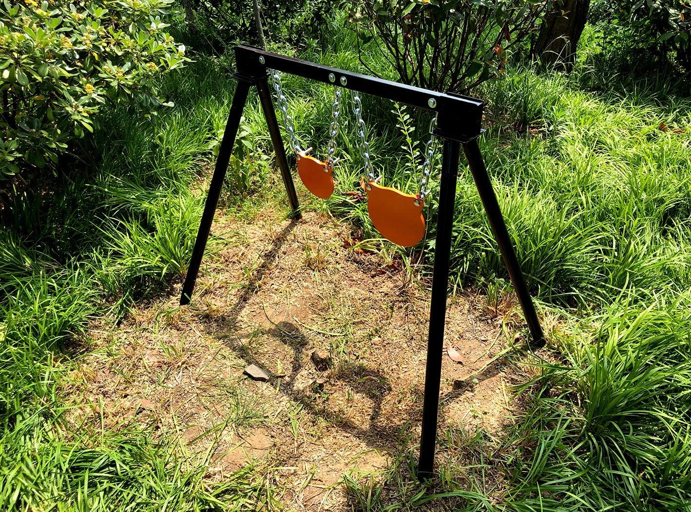 Highwild Soporte de objetivo de acero AR500 Sistema de objetivo de disparo Kit completo Combinación (2)