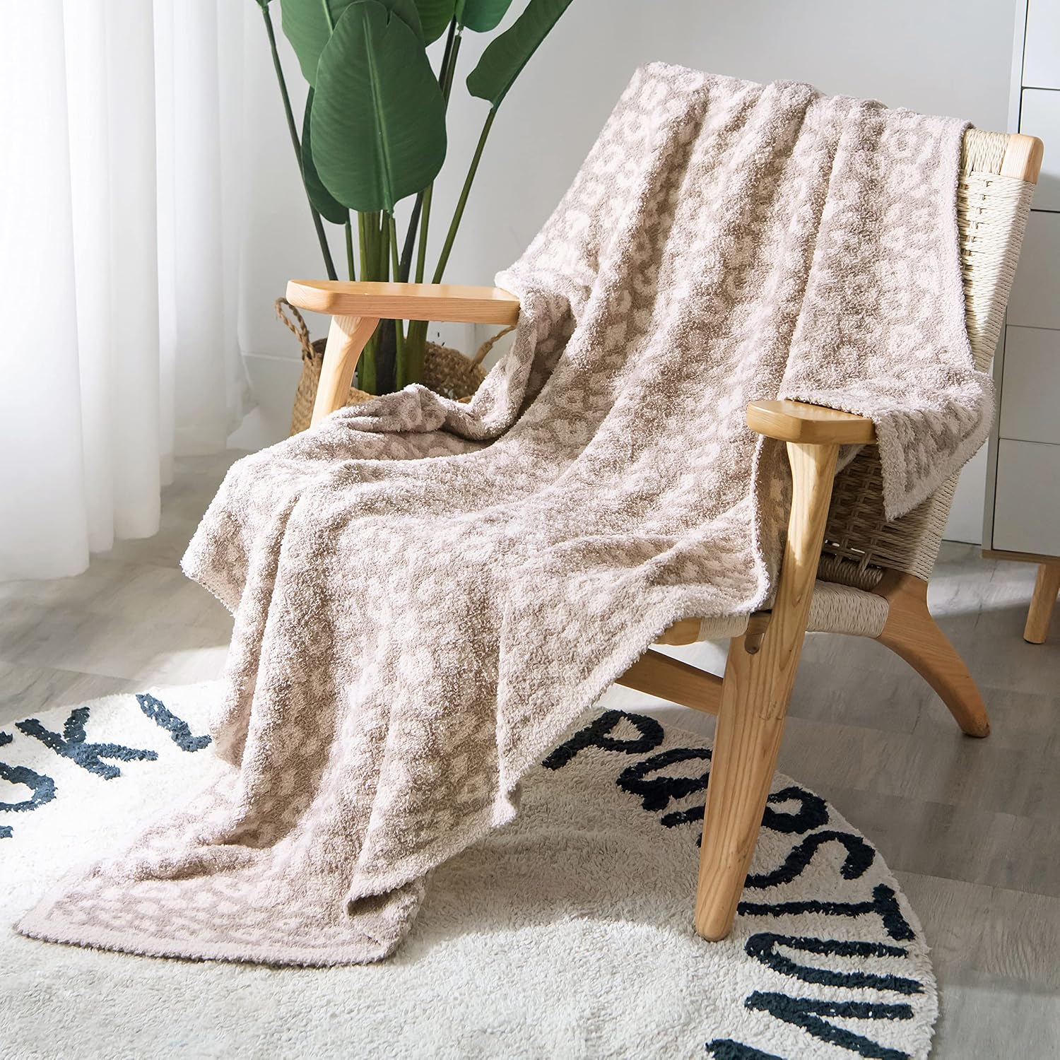 Manta de guepardo suave y esponjosa, cálida y acogedora manta de leopardo, perfecta para sofá, cama, sofá, ropa de cama  gris cálido
