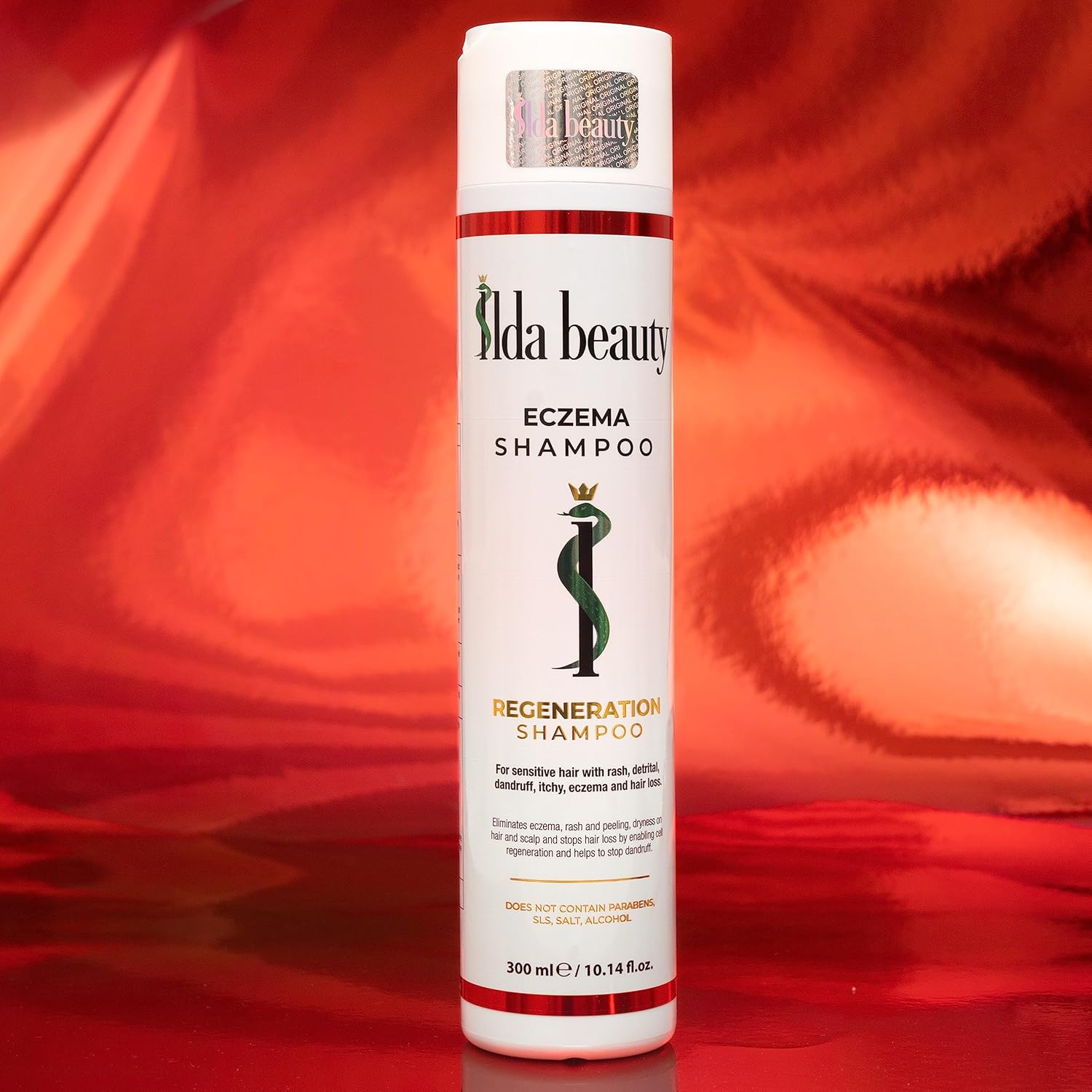 Champú para eccema alivio duradero de la picazón y la descamación del cuero cabelludo, alivio de la dermatitis seborreica, componentes naturales con