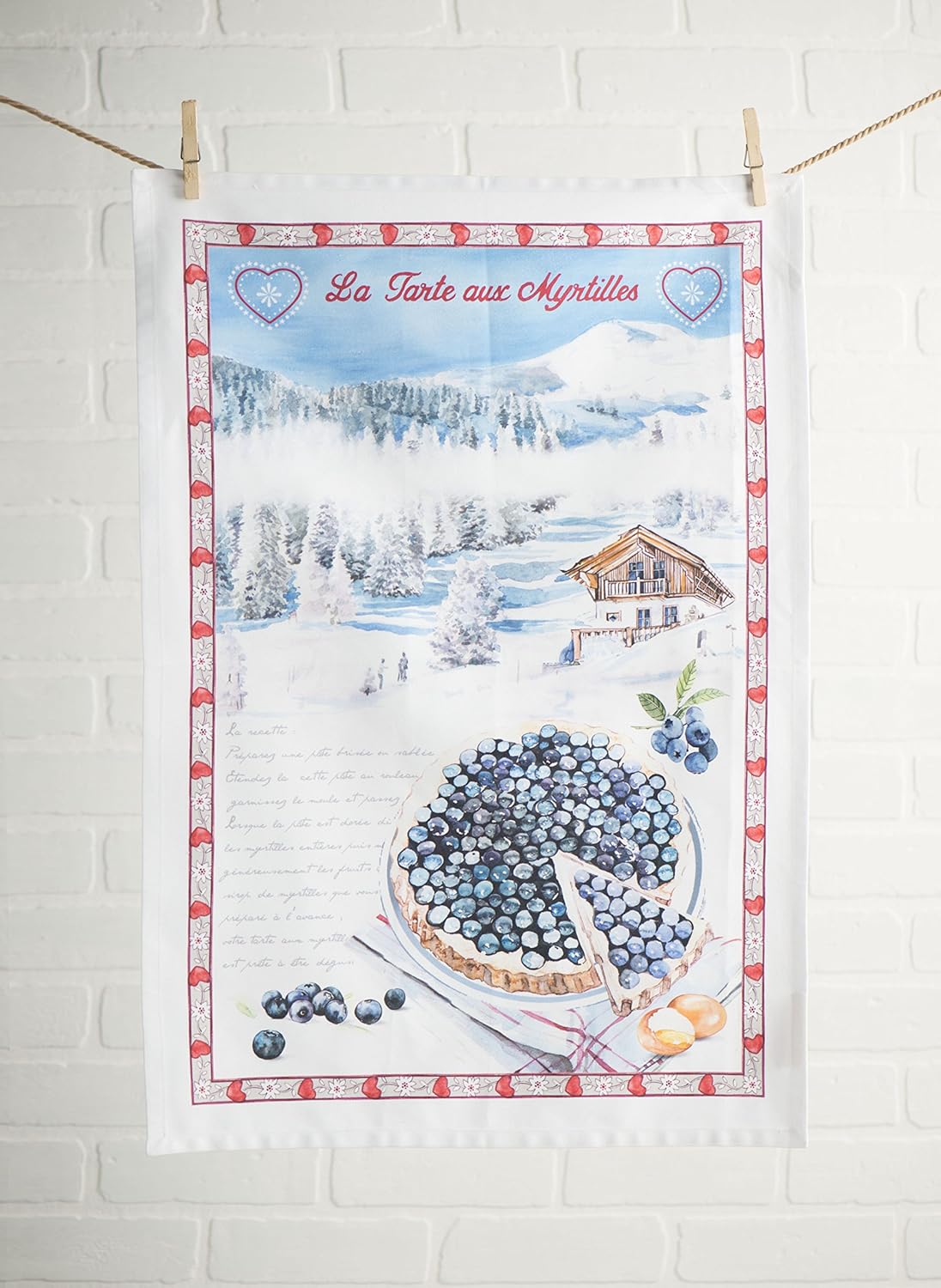 Maison d’ Hermine – Juego de 3 paños de cocina 100% de algodón, suaves, absorbentes, multiusos, para comedor, fiestas con bufé y campamento, modelo