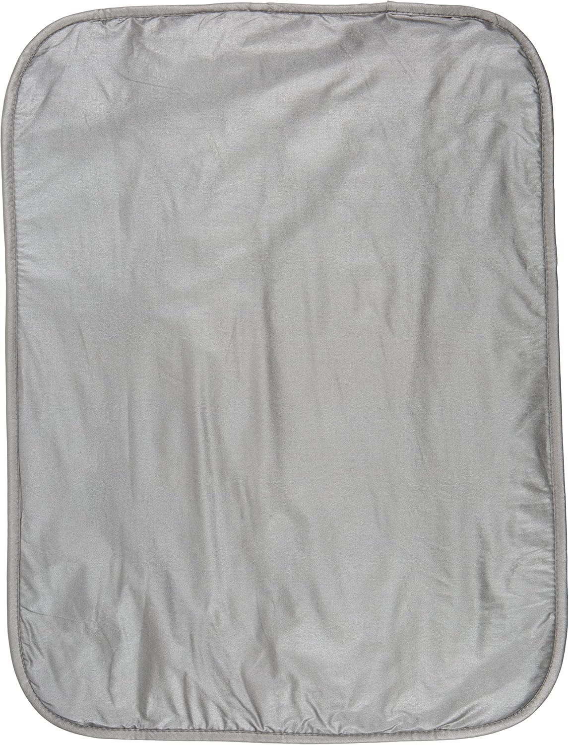 Simplify Alfombrilla de planchar con revestimiento de silicona  Plegable para almacenamiento  Uso en múltiples superficies  Resistente al calor, gris