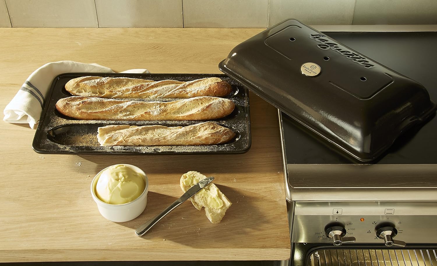 Emile Henry Baguette Baker  Carbón vegetal