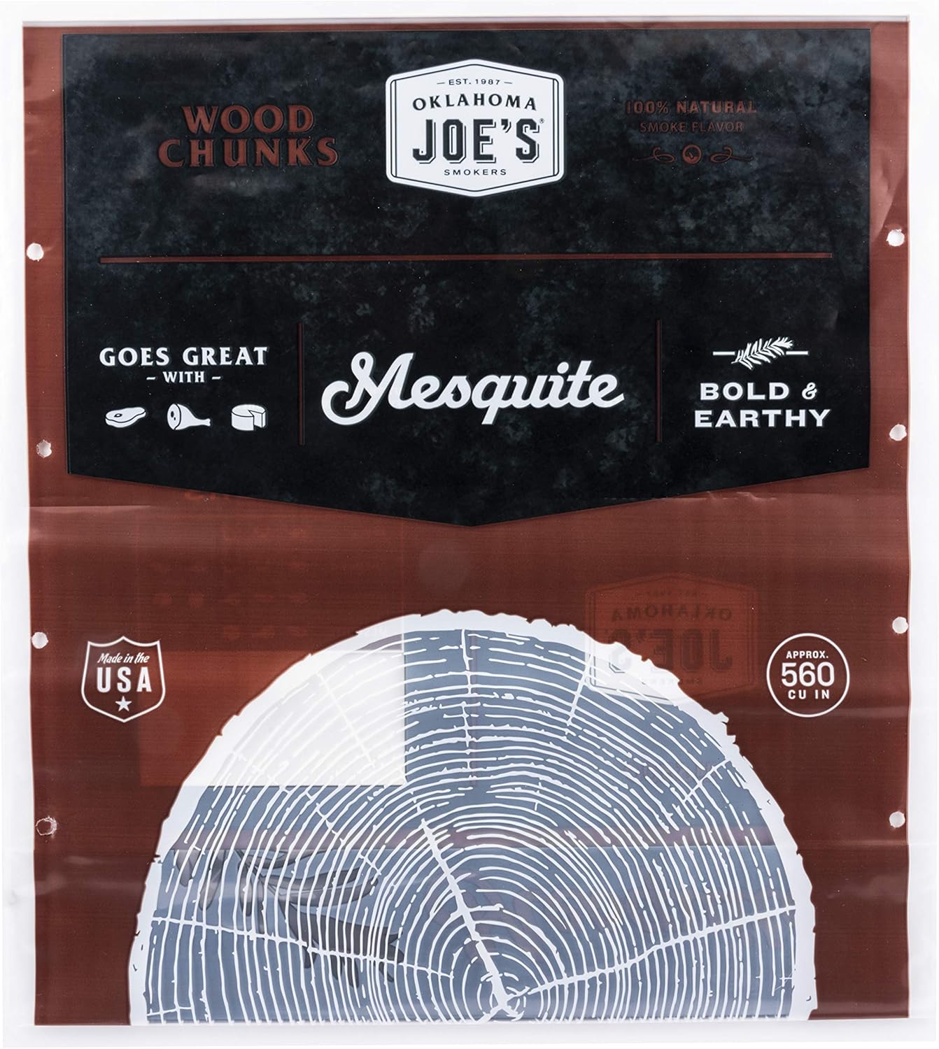 Oklahoma Joe’s Trozos de madera para ahumar, 8 libras, mezquite