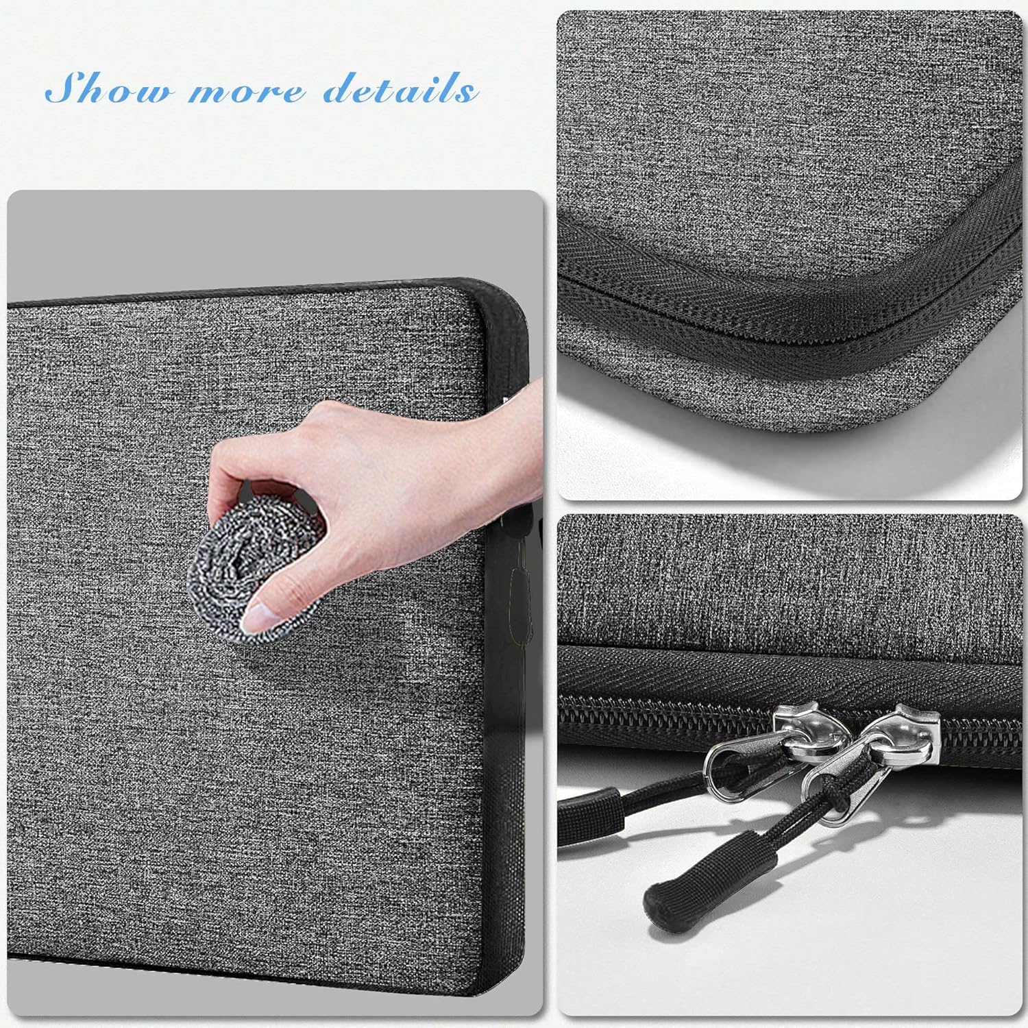 Funda para portátil de 15, 15,6 y 16 pulgadas, resistente al agua, para MacBook Pro de 16 y 15,4 pulgadas, Surface Book 21 de 15 pulgadas y los más