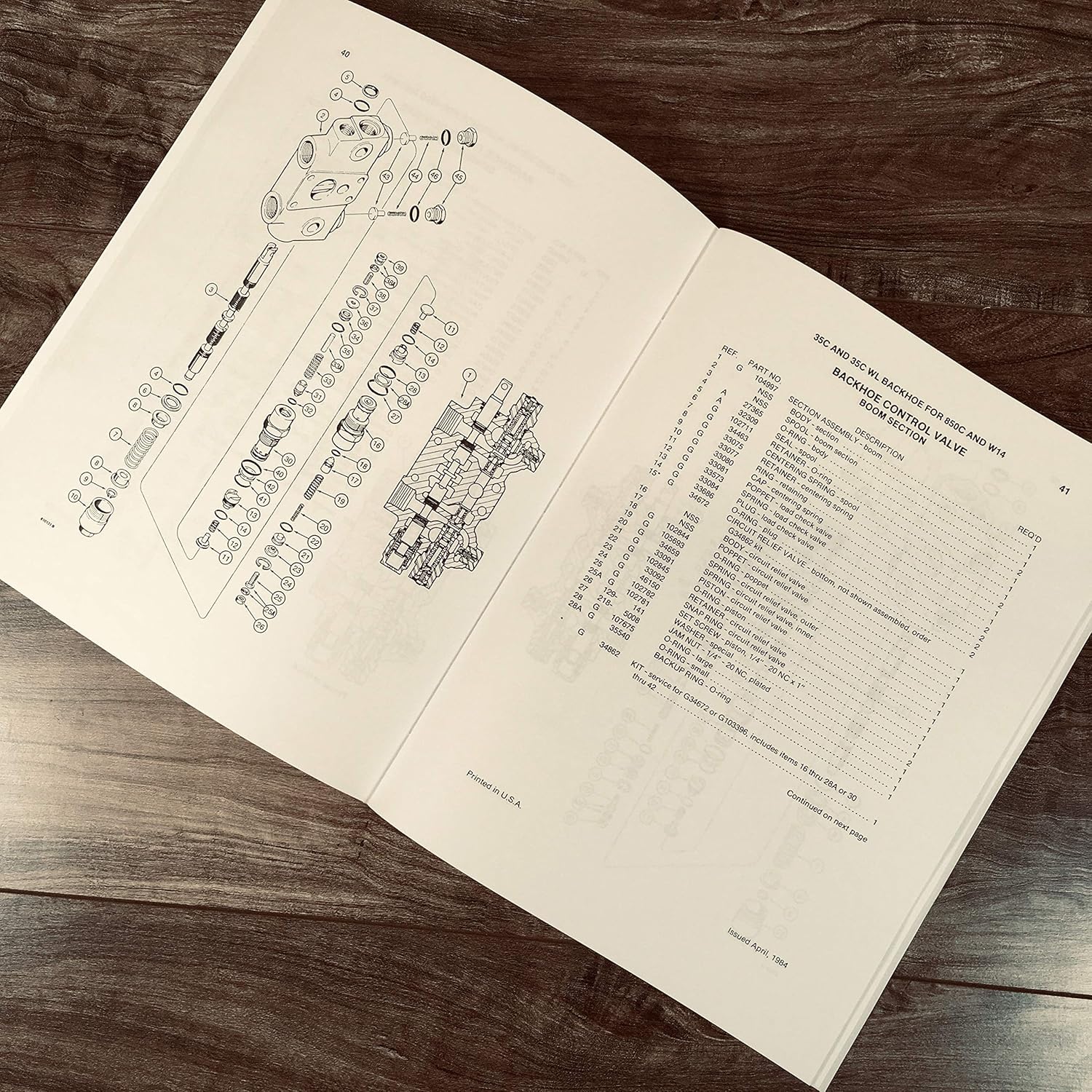 La retroexcavadora del modelo 35C 35C-Wl de la serie del caso de J I parte el catálogo manual Ck para 850C W14