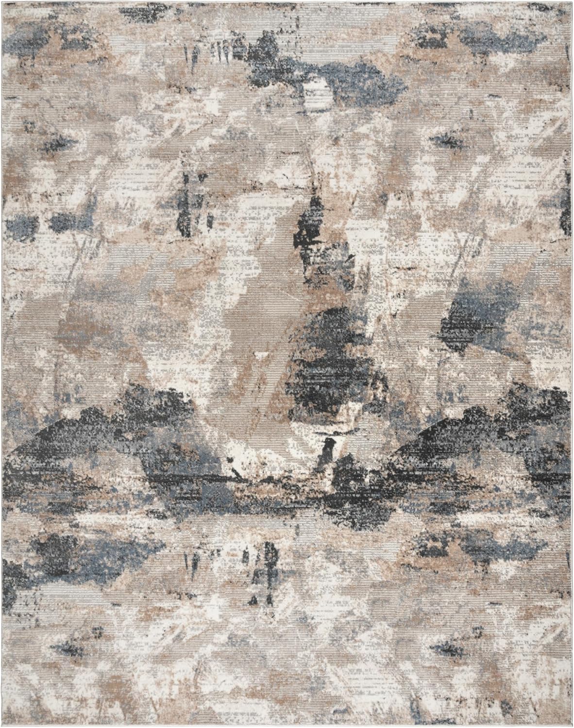 Gertmenian Alfombras clásicas de área tejidas para interiores, decoración abstracta bohemia del hogar, alfombra para sala de estar, cocina,