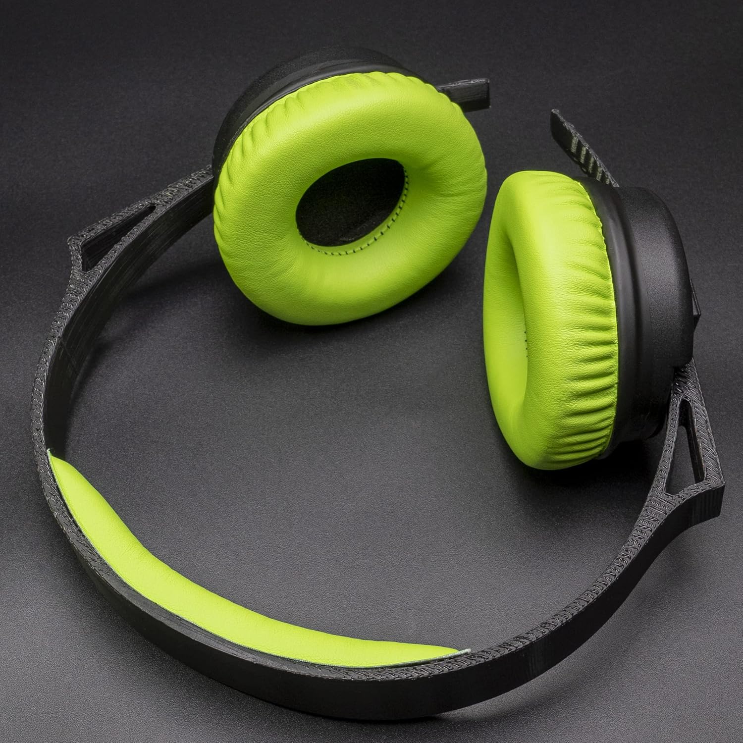 Almohadillas de repuesto de color verde con diadema de espuma compatible con auriculares Sennheiser HD25 HD 25 HD 25-1 HD25-1ii HD25SP HMD25 HME25
