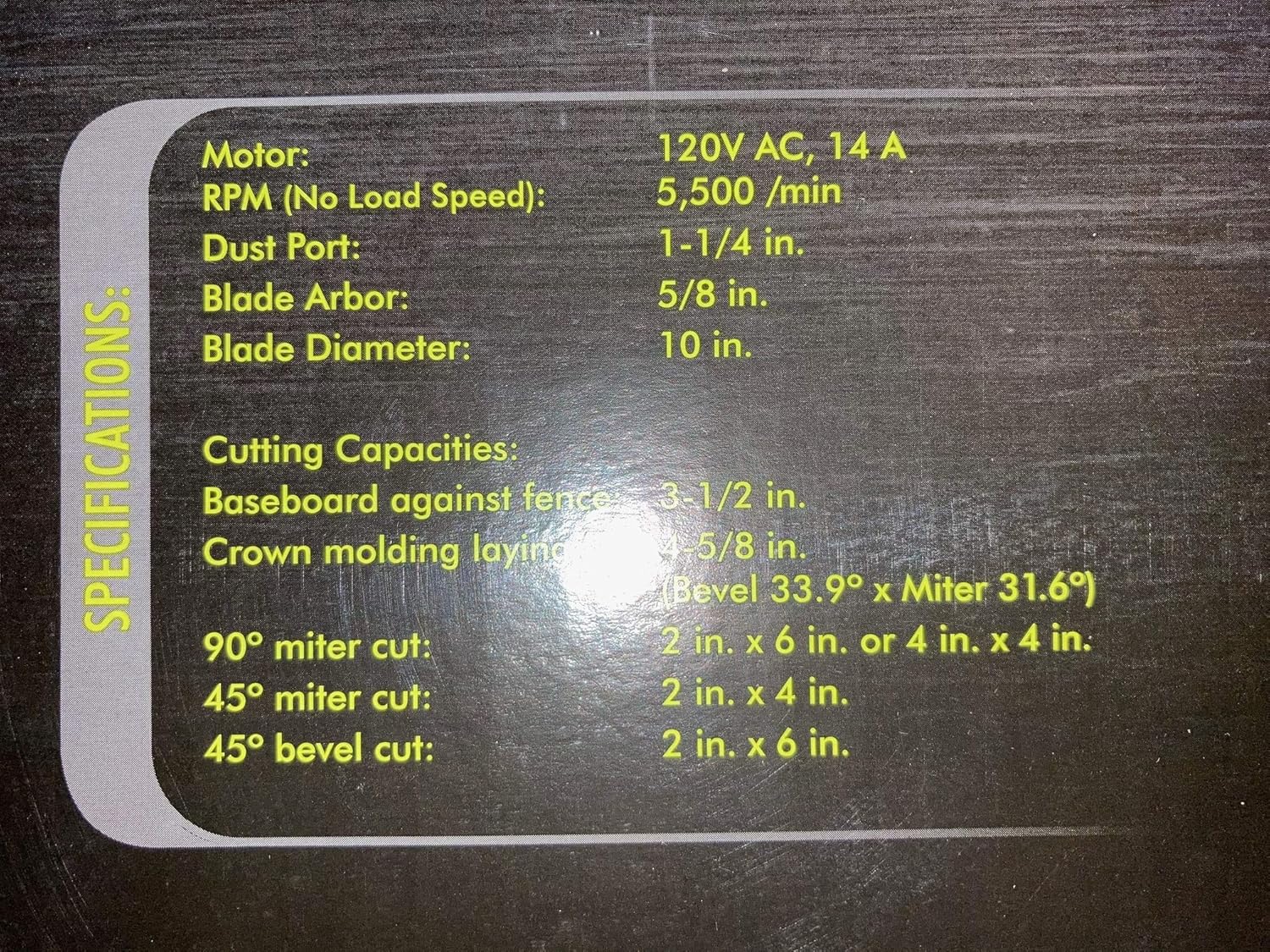 Ryobi Sierra ingletadora compuesta de 10 pulgadas con sierra ingletadora compuesta de 10 pulgadas con LED LED