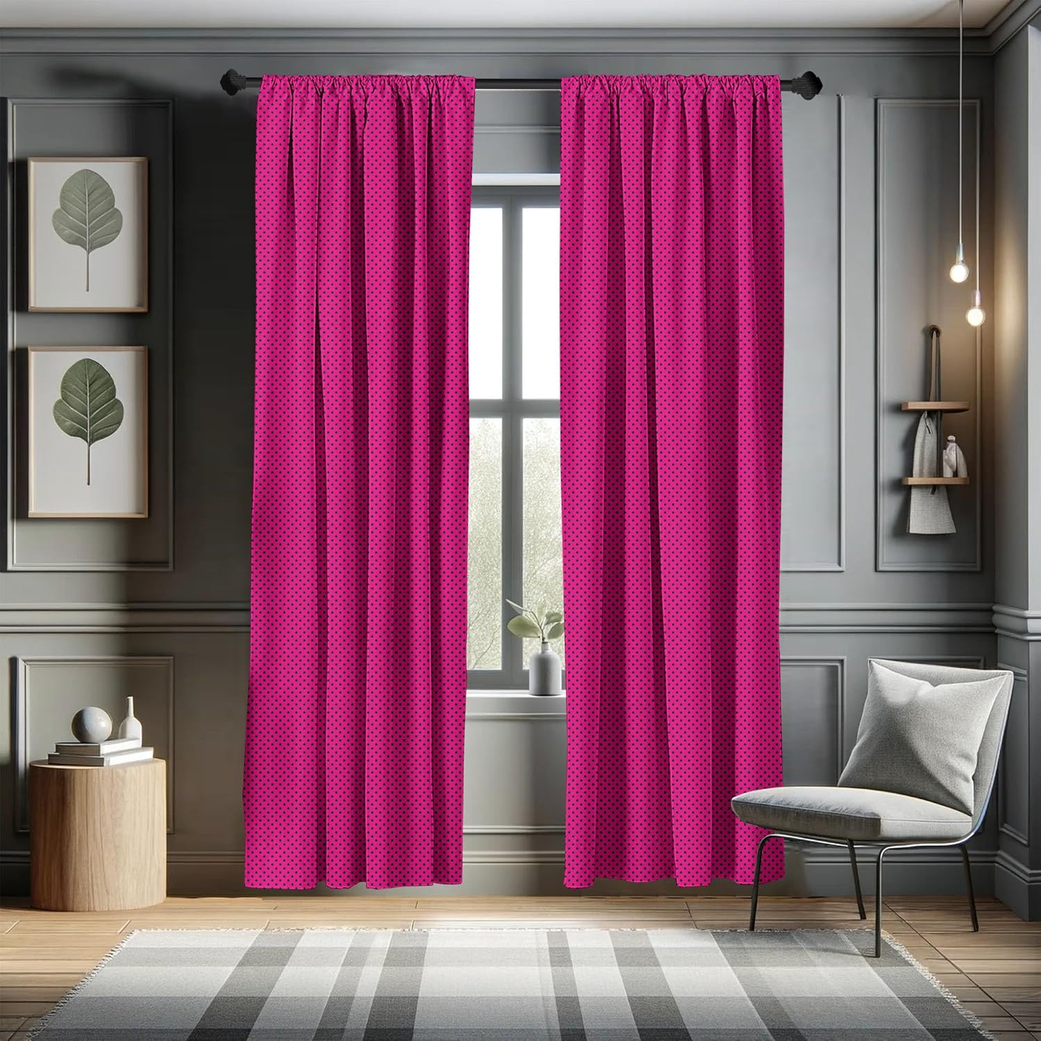 Ambesonne – Paneles de cortinas multicolor