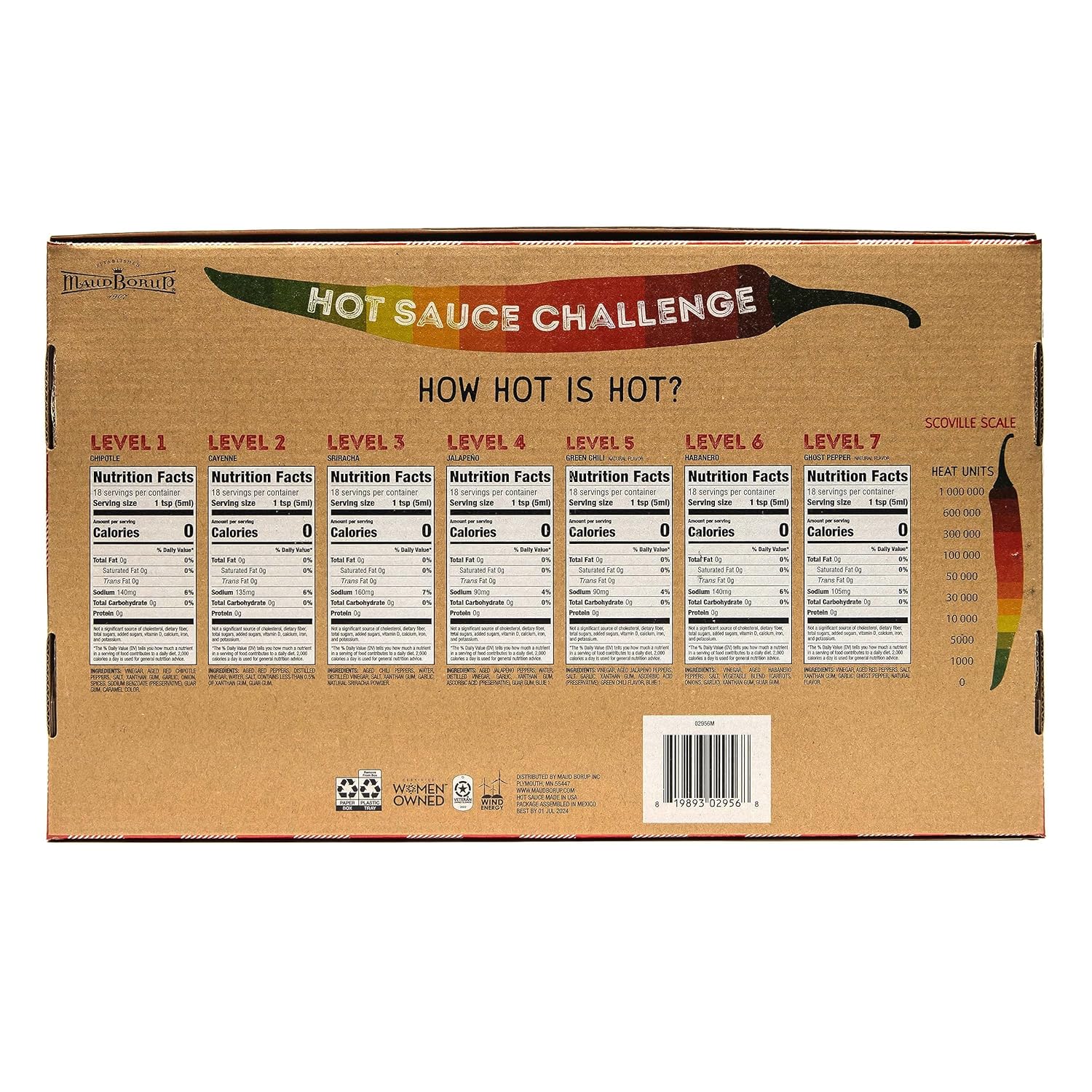 Colección de juegos de regalo de salsa picante  Paquete variado de salsas picantes  Sin gluten  Regalos veganos para hombres, mujeres, adolescentes