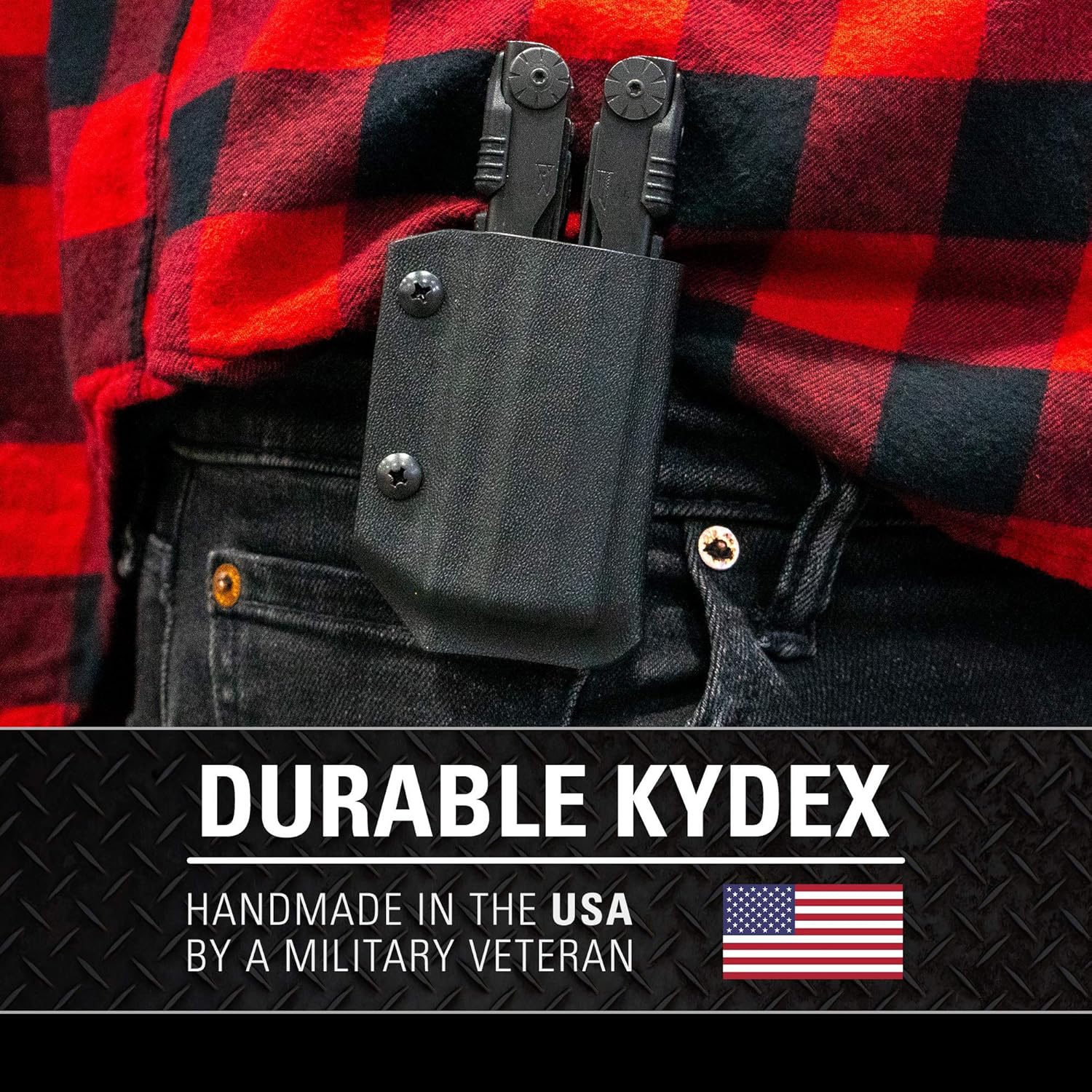 Clip & Carry Kydex – Funda multiherramienta para Gerber Diesel, fabricada en Estados Unidos (multiherramienta no incluida)