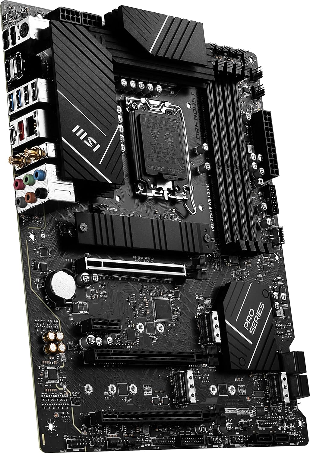 MSI PRO Z790-P WiFi DDR4 ProSeries Placa base (compatible con procesadores Intel de 121314 generación, LGA 1700, DDR4, PCIe 5.0, M.2, LAN de