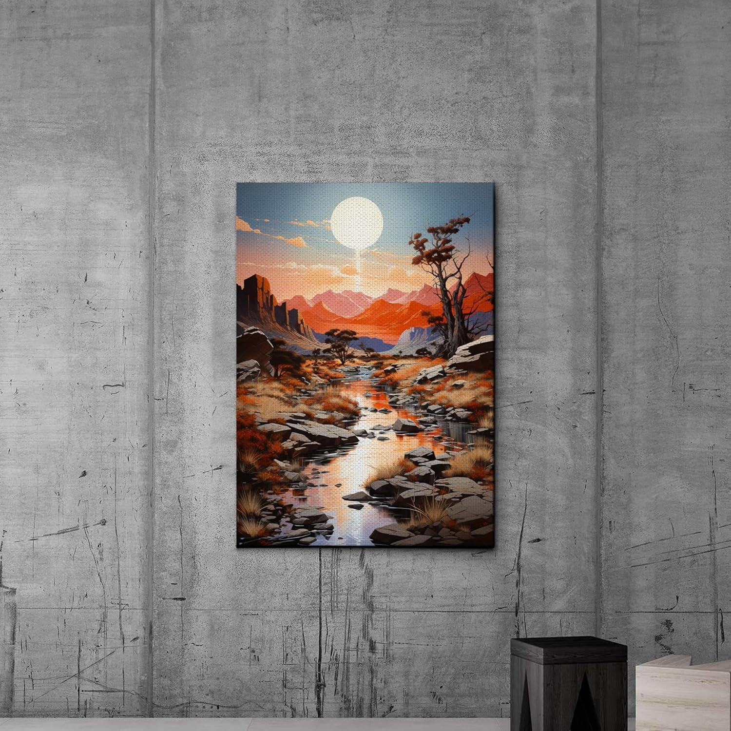 Red Mesa, Archival Print of Landscape Prints of Red Mountain in Mesa, Arizona, Canvas Prints, Art Decor