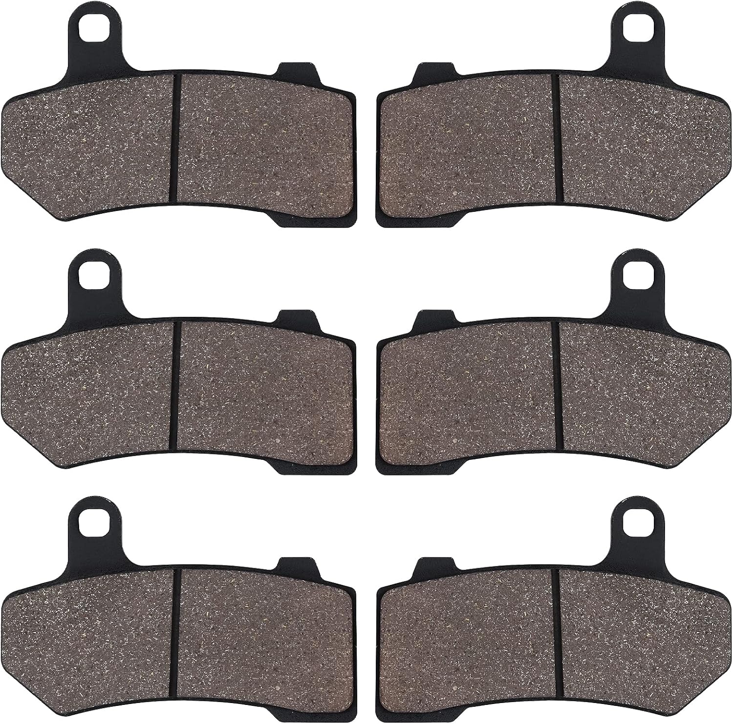 Sollon Pastillas de freno delanteras y traseras para Harley Davidson FLHTCU Ultra Classic Electra Glide, FLHRC Road King Classic, FLHT Electra Glide