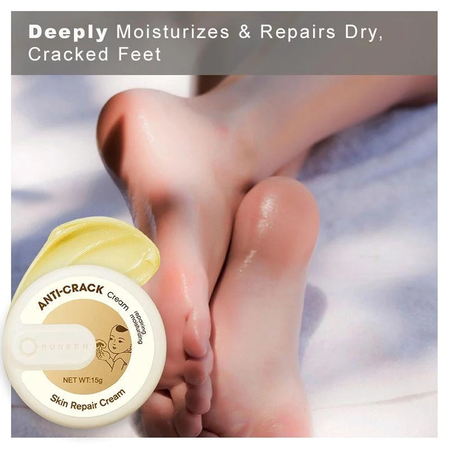 Crema reparadora de piel agrietada para invierno 2022, crema para pies y manos antigrietas, crema reparadora agrietada en el talón, máscara de pies