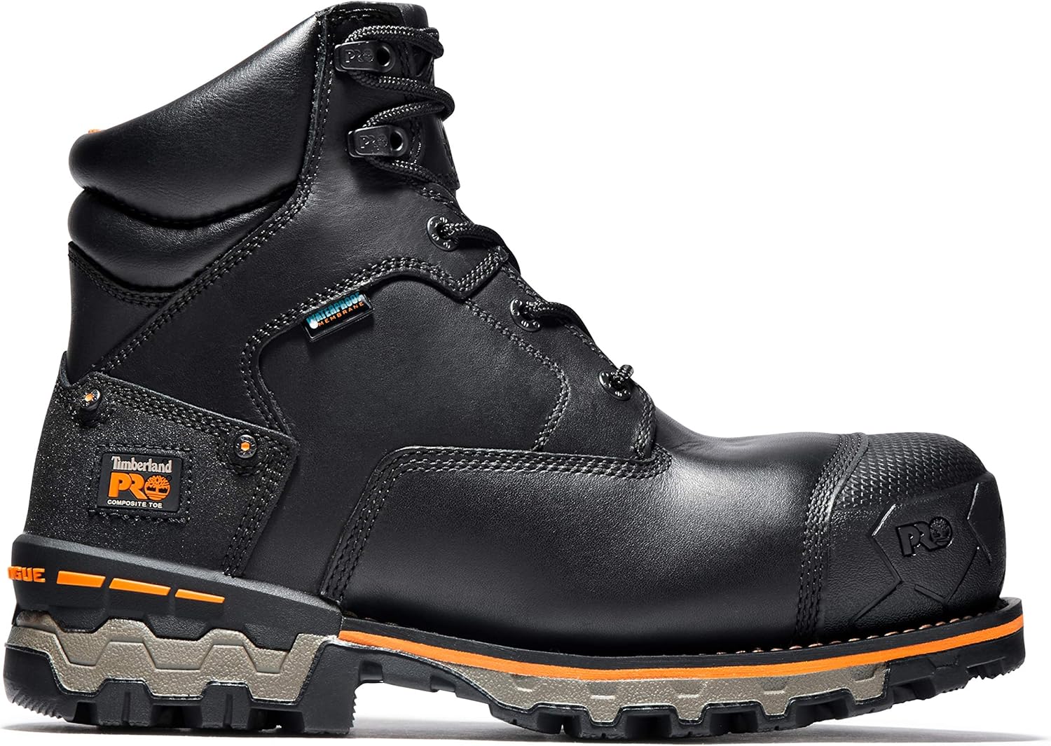 Timberland PRO Boondock Botas de trabajo industriales impermeables con punta de seguridad compuesta de 6 pulgadas para hombre
